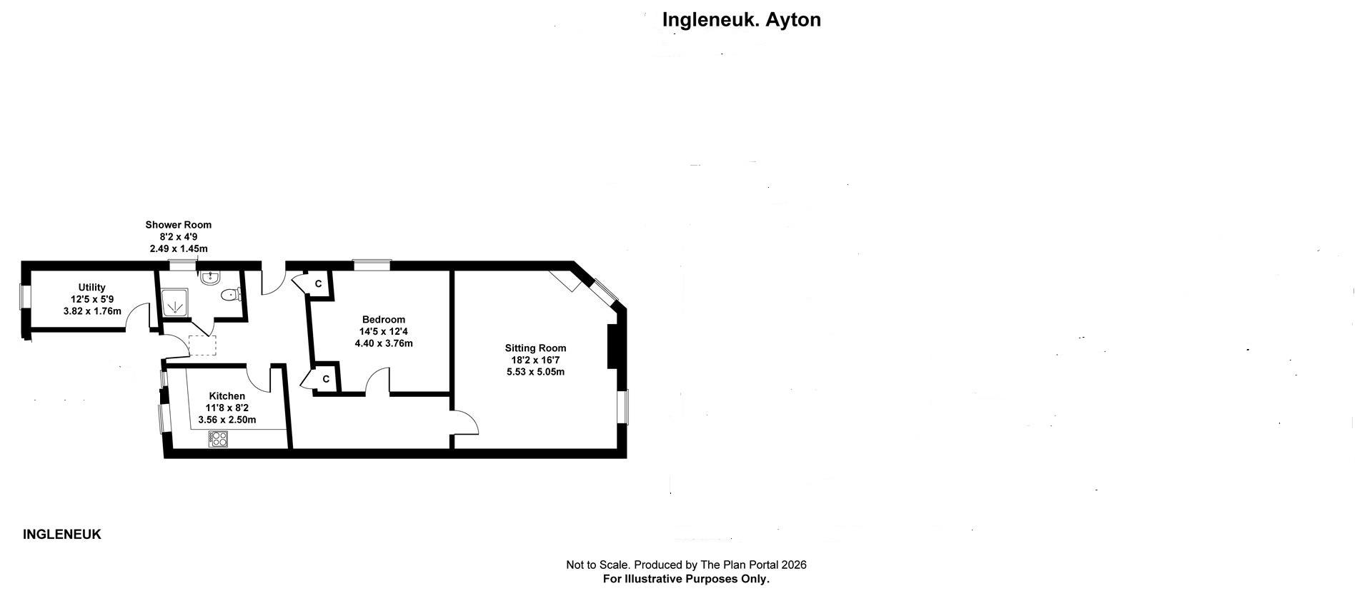 Ingleneuk, High Street, Ayton floorplan