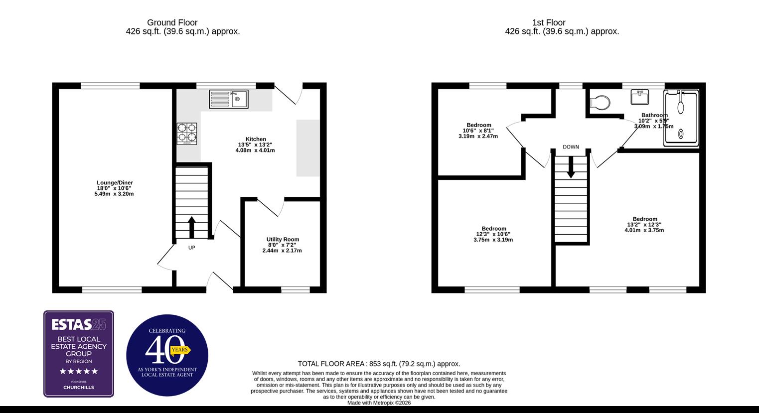 10, Branton Place, York floorplan