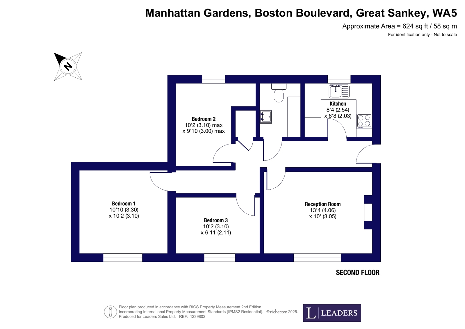 19, Manhattan Gardens, Great Sankey floorplan