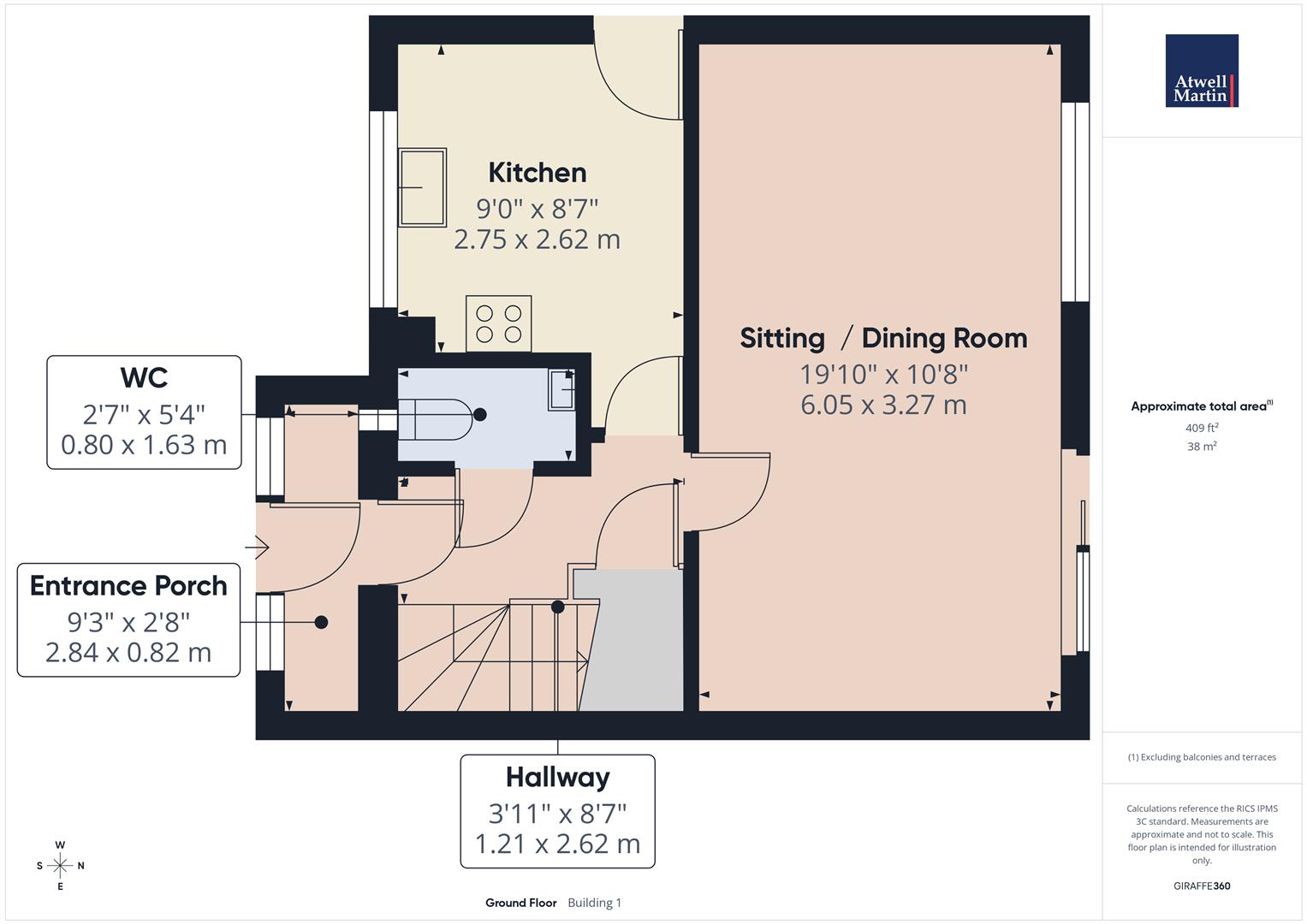 16, Page Close, Chippenham floorplan
