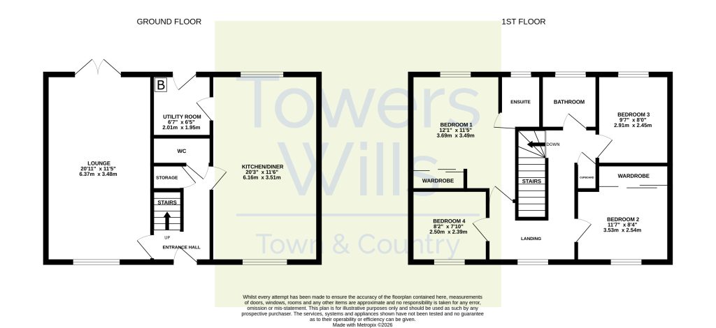 Falcon Road, Yeovil floorplan