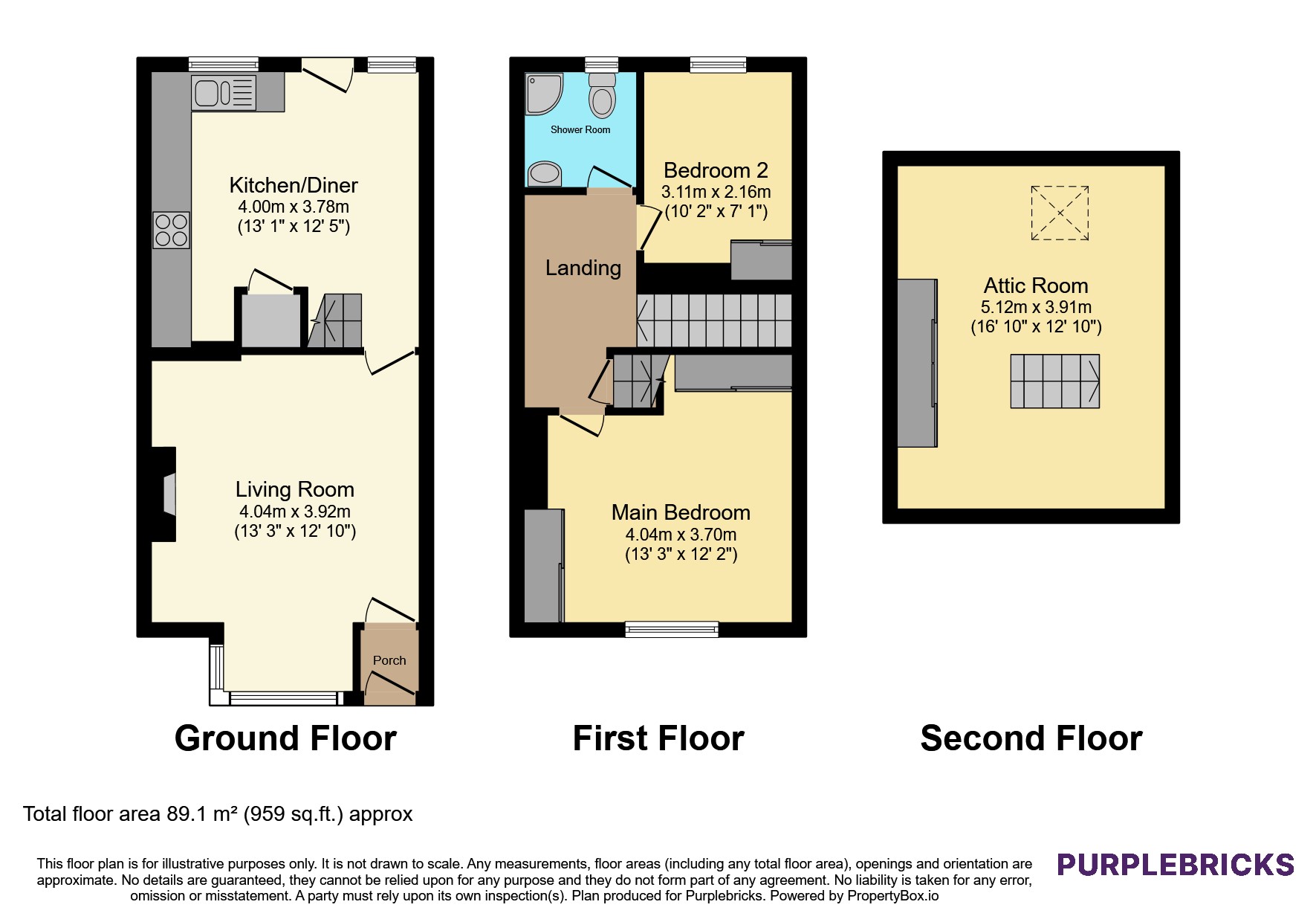 49, Ellesmere Road, Bolton floorplan