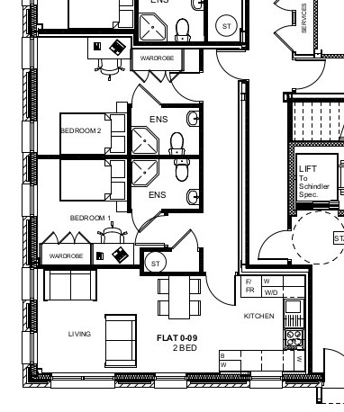 Apartment 9/Banks Block, 7 Lineker Road, Leicester floorplan
