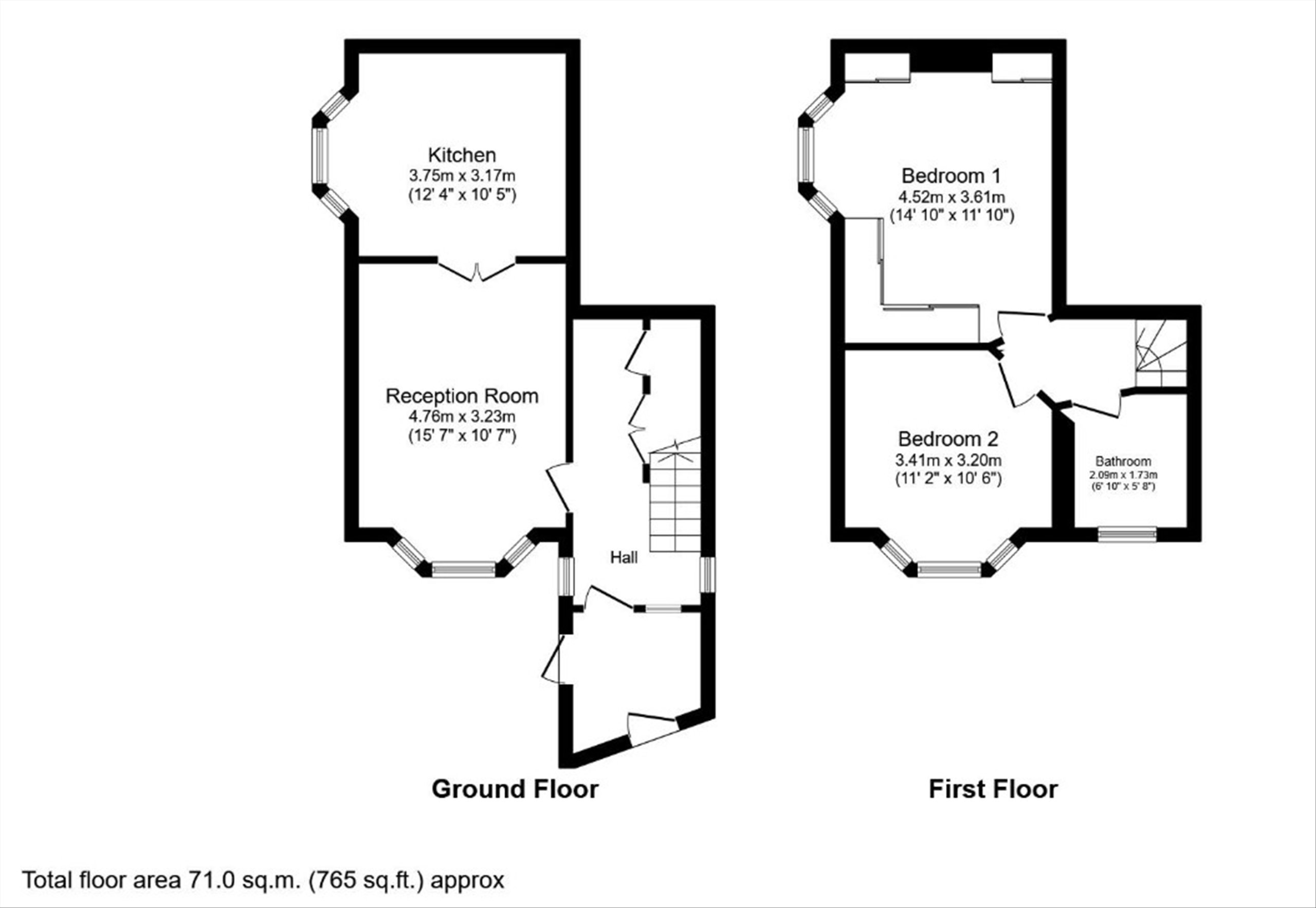 6, Askew Crescent, London floorplan