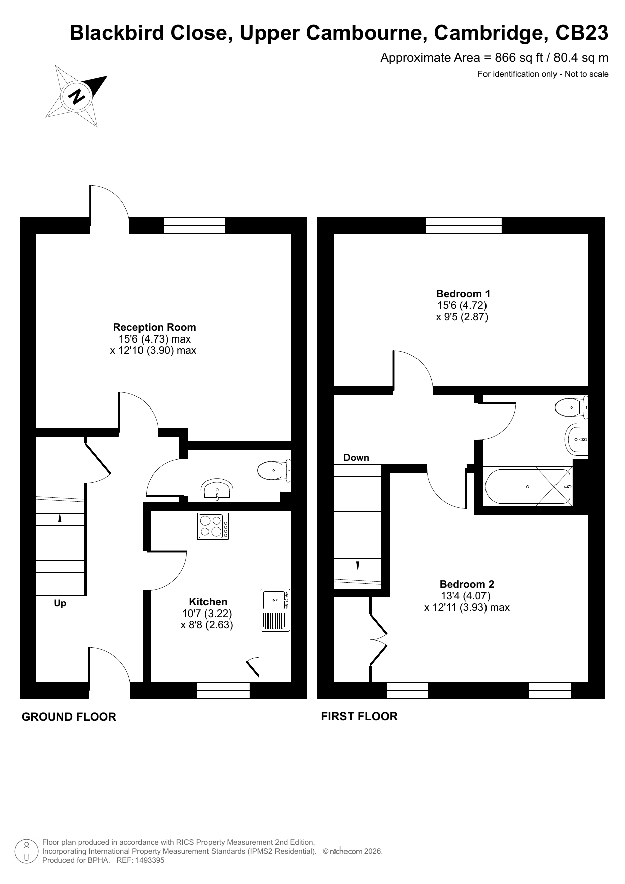 9, Blackbird Close, Cambourne floorplan