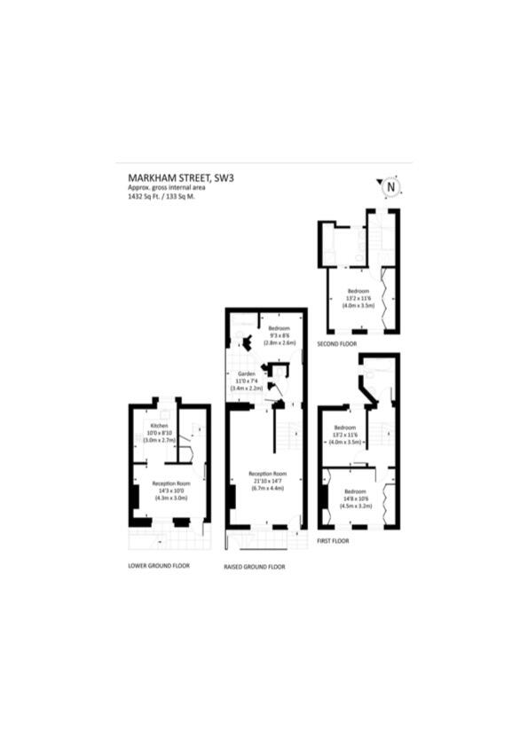 10, Markham Street, London floorplan