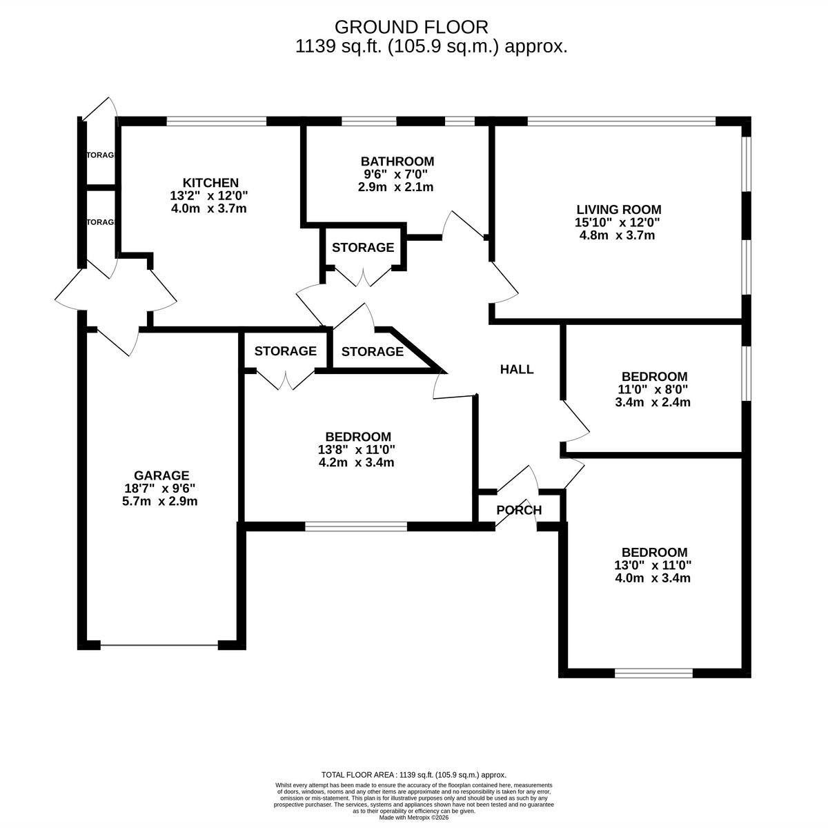 16, The Ridgeway, Stockport floorplan