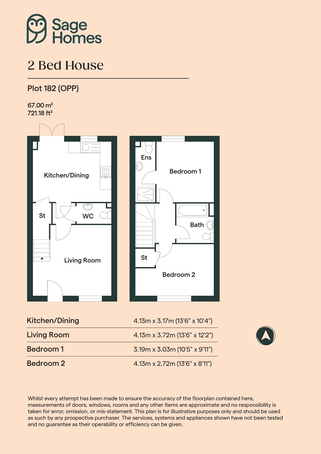 Honeysuckle Avenue, Ely Cambridgeshire floorplan