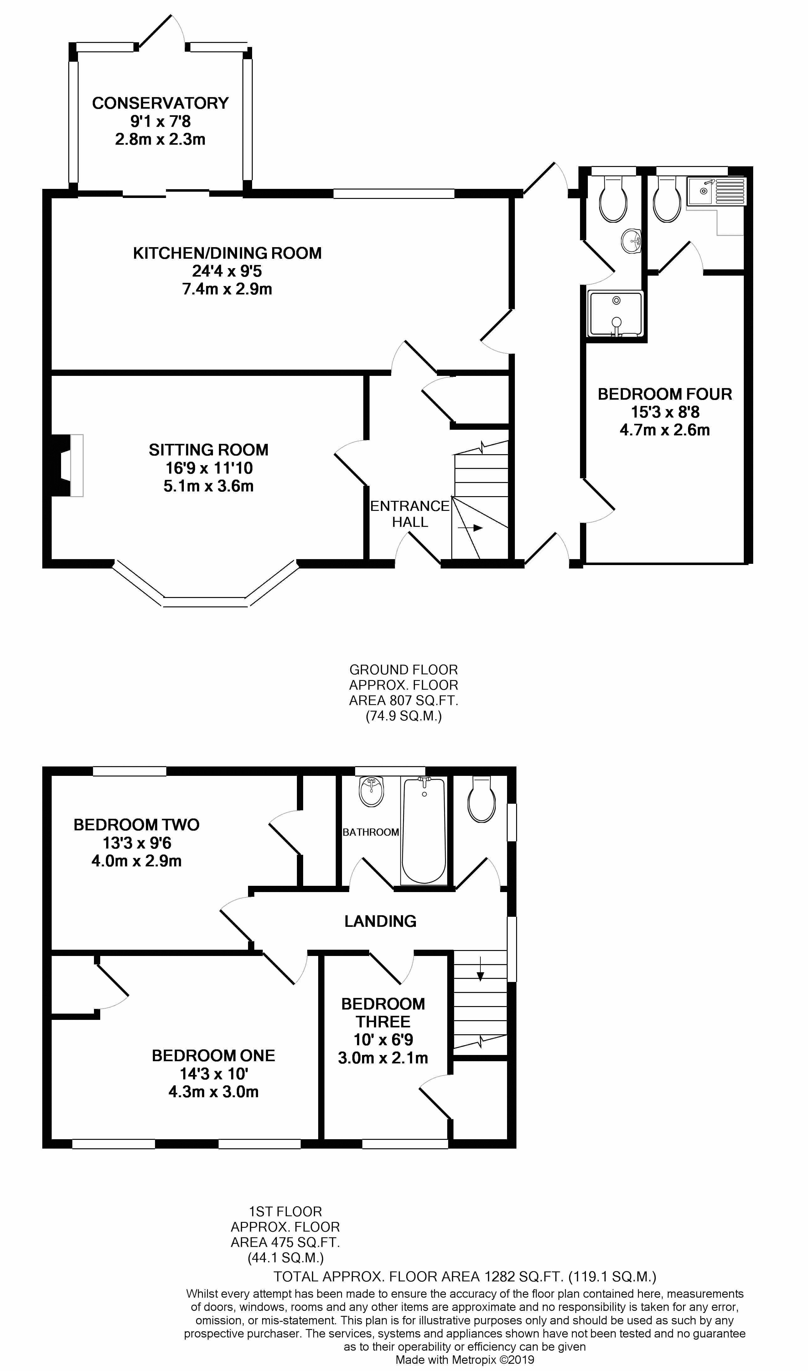 4 Bedrooms Semi-detached house for sale in Oliver Whitby Road, Chichester PO19