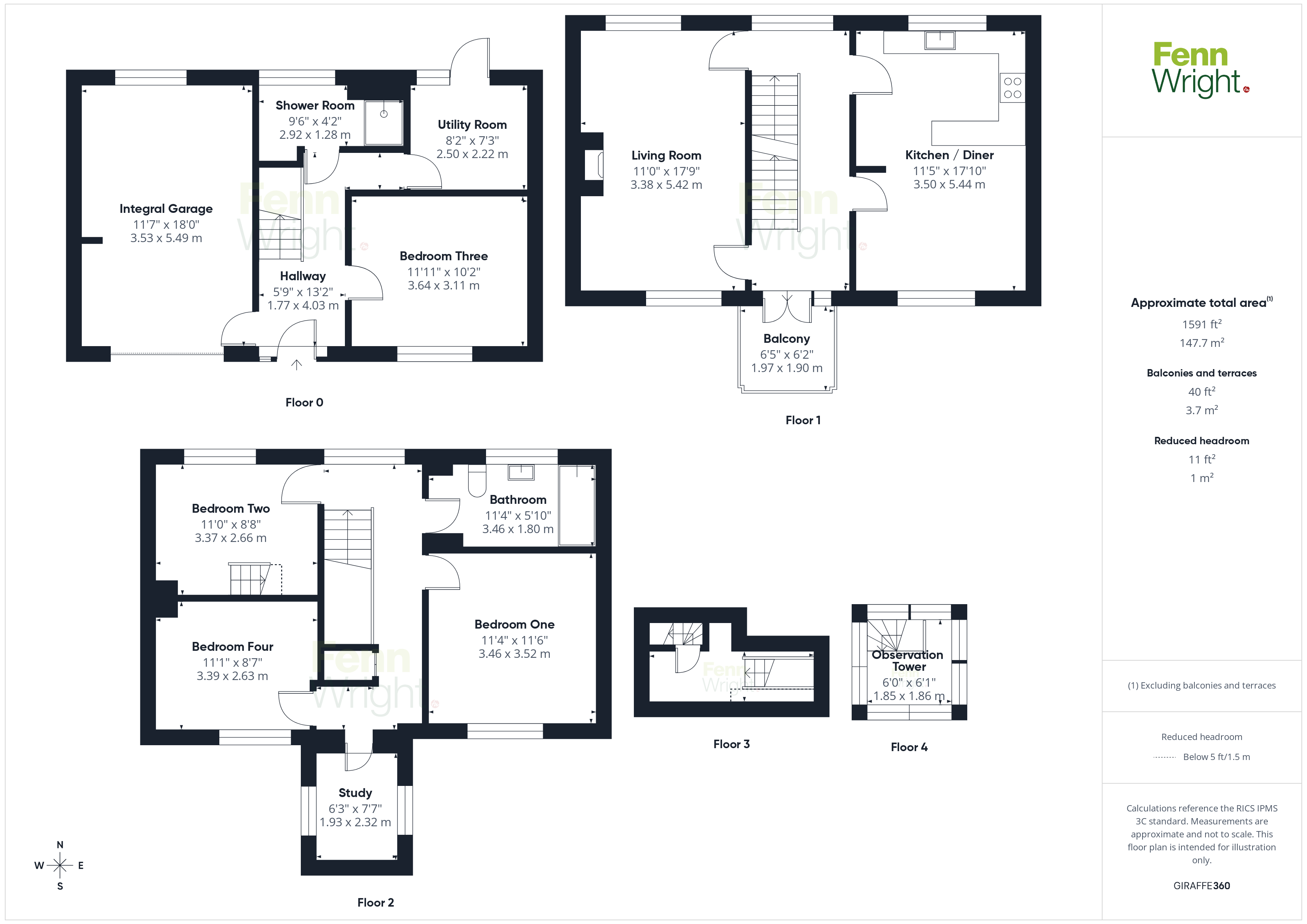 10, Ropers Court, Sudbury floorplan