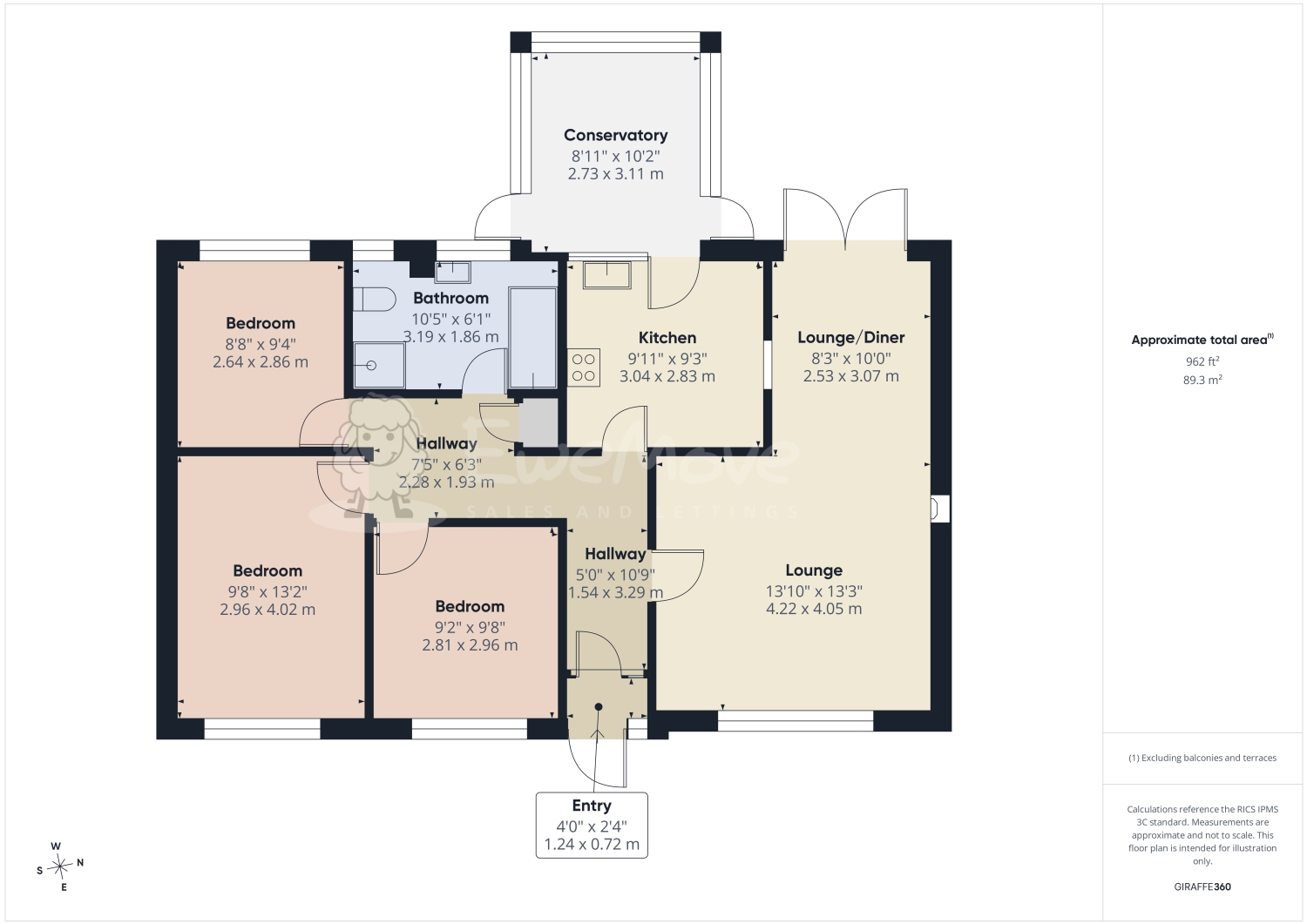 ELIZABETH DRIVE, FOLKESTONE floorplan