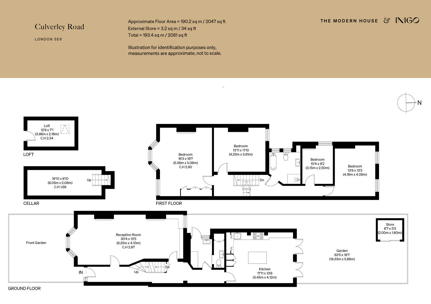 85, Culverley Road, London floorplan