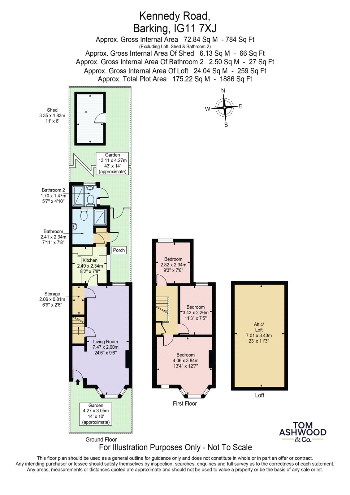 23, Kennedy Road, Barking floorplan