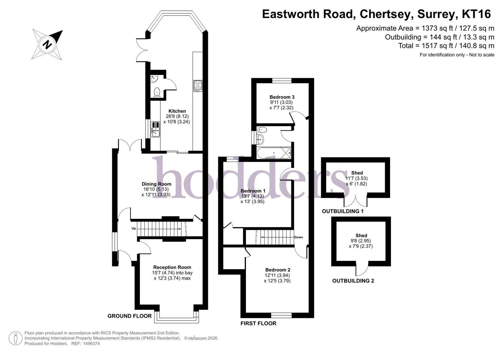 138, Eastworth Road, Chertsey floorplan