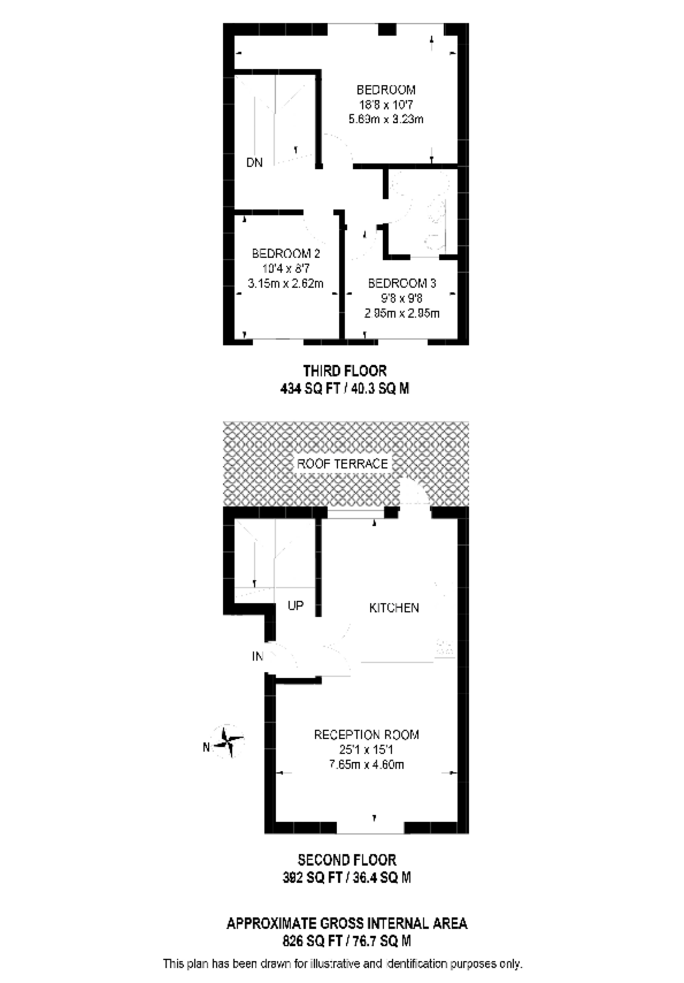 Baldwin Gardens, Holborn floorplan
