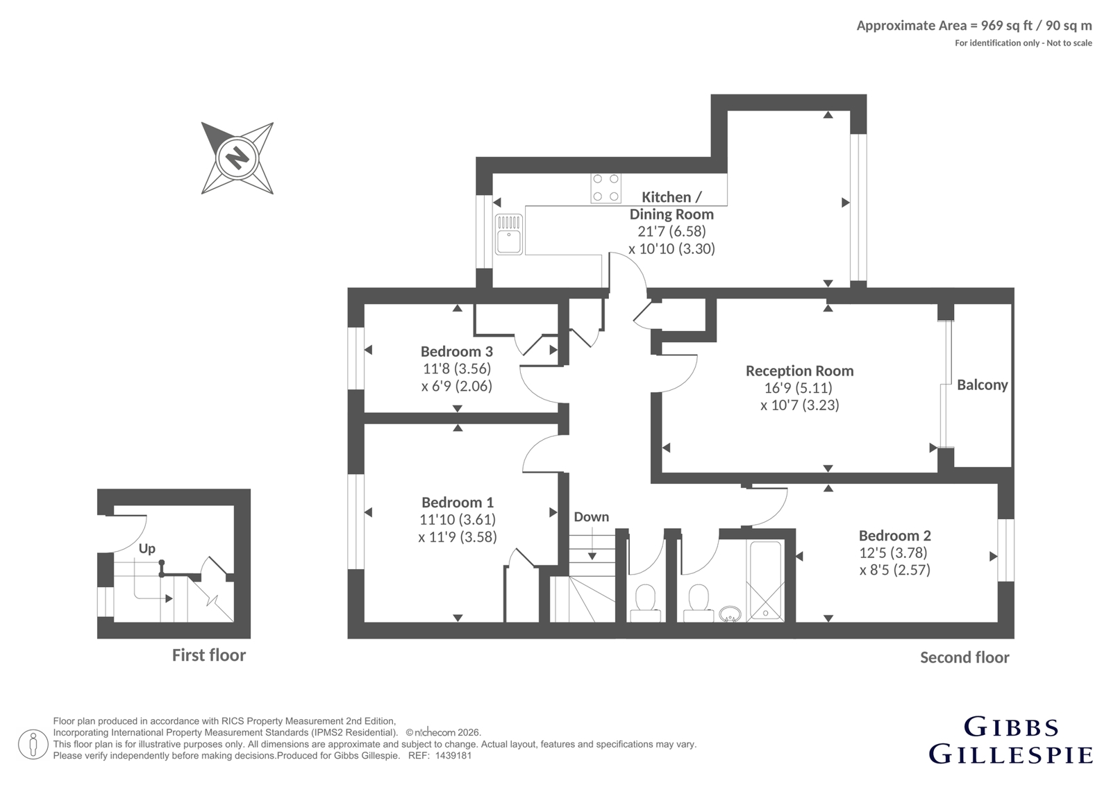 22 Numa Court,, Justin Close, Middlesex floorplan