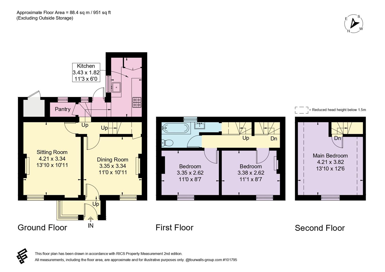 2 Western Terrace, Orchard Lane, Stroud floorplan