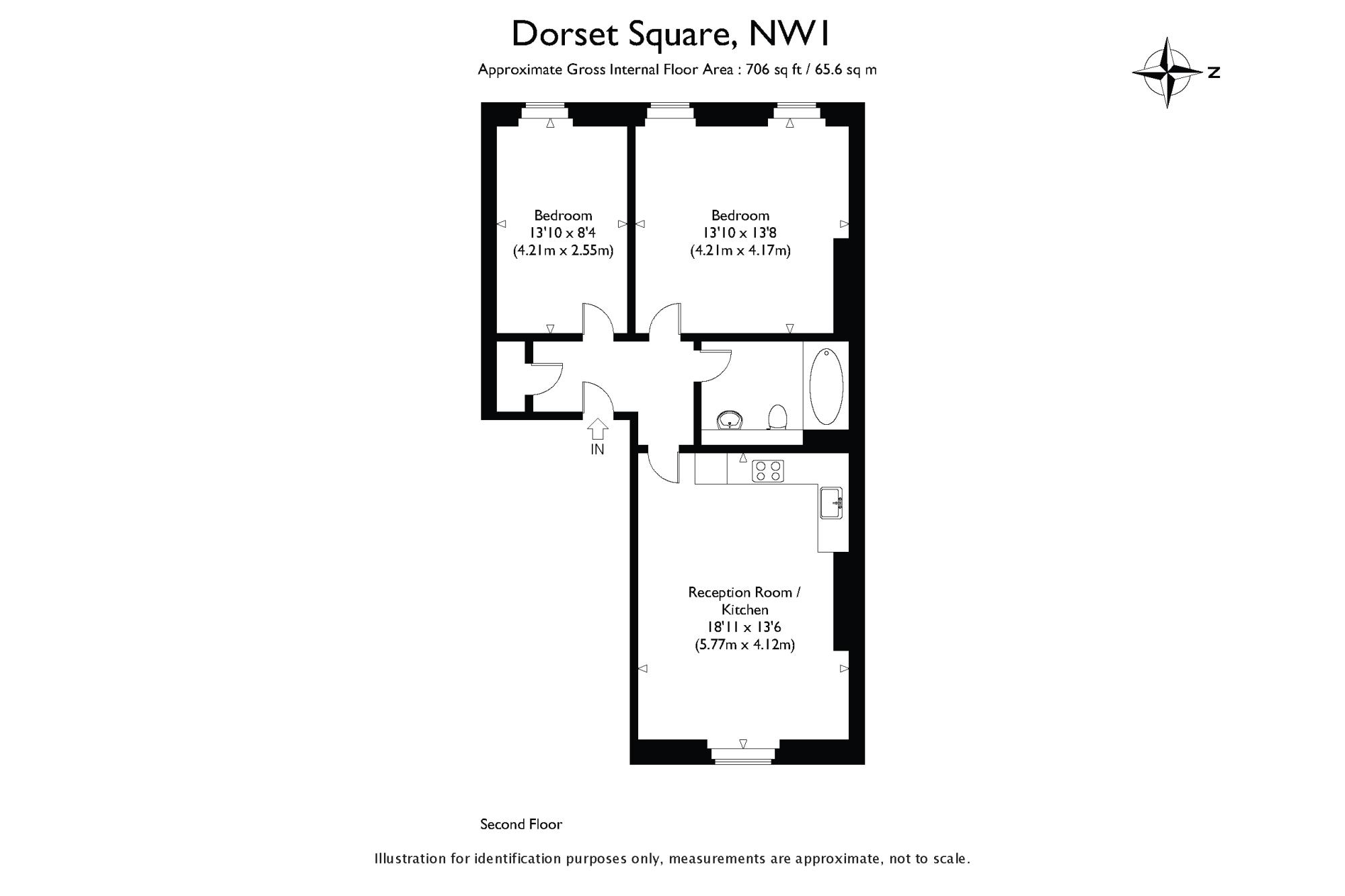 2 Bedrooms Flat to rent in Dorset Square, London NW1