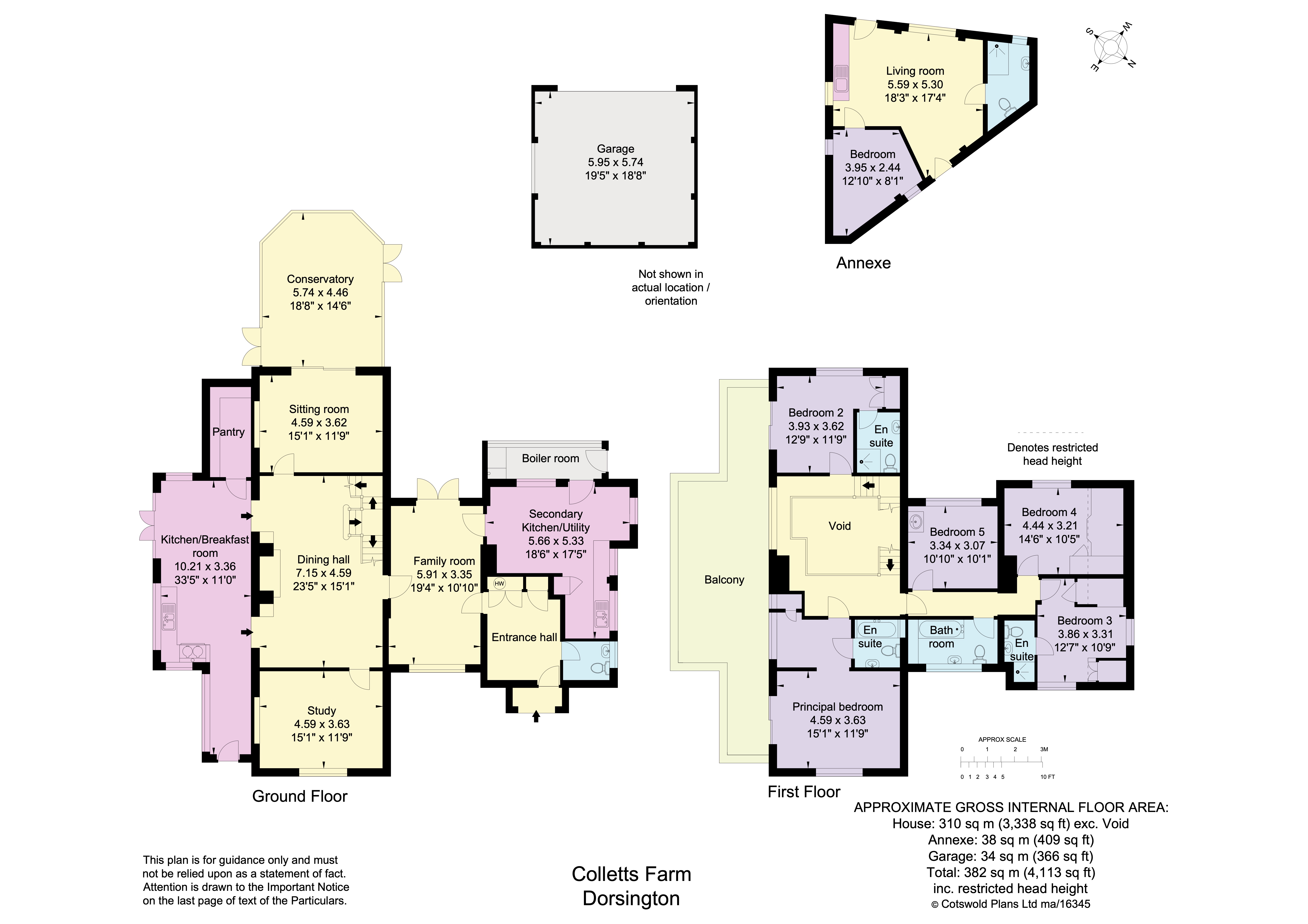 Colletts Farmhouse, Stratford-upon-Avon floorplan