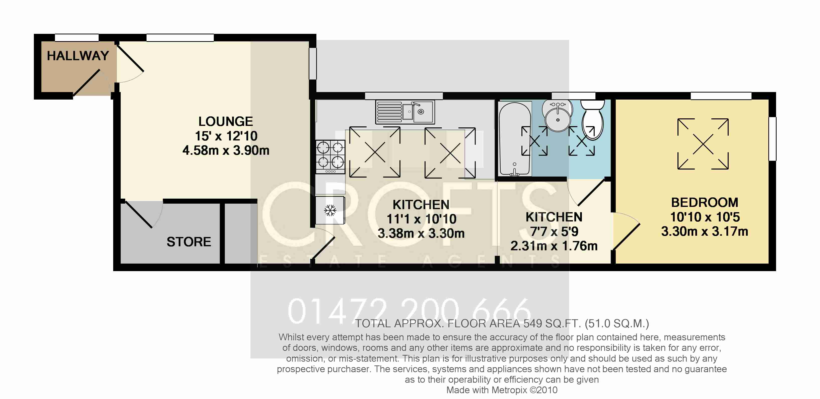 45b, Abbey Park Road, Grimsby floorplan