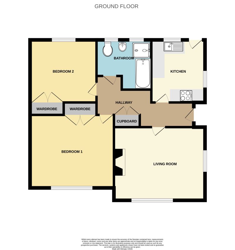 Frogmore, Sidmouth floorplan