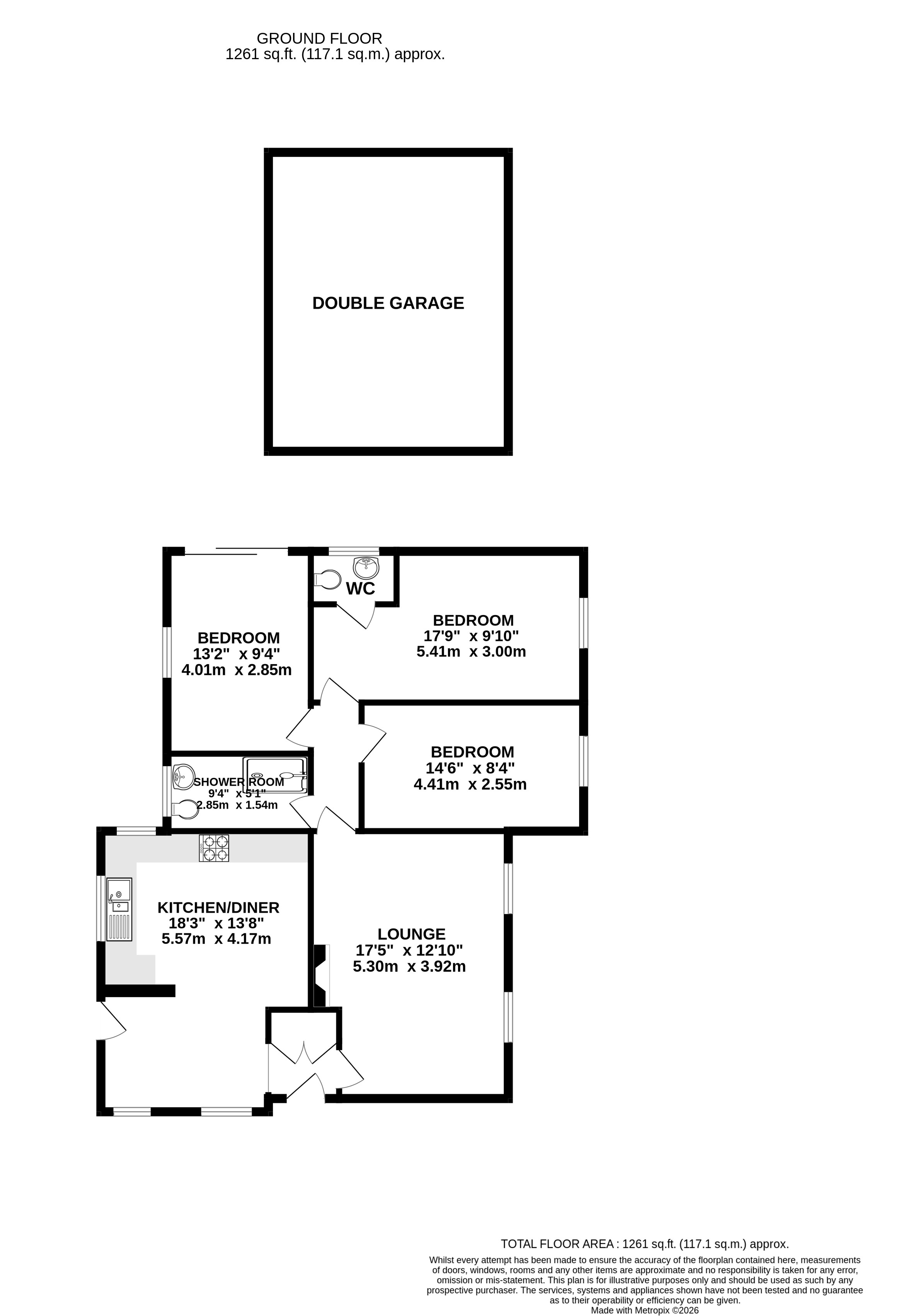 1, Larch Way, Nottingham floorplan