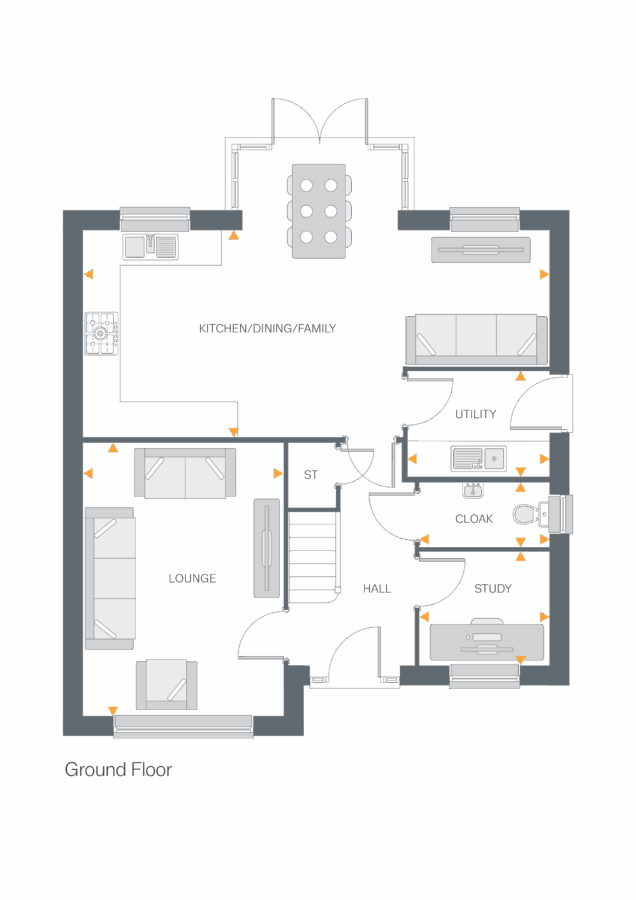 4, Zouch Road, Hathern, Leicestershire floorplan
