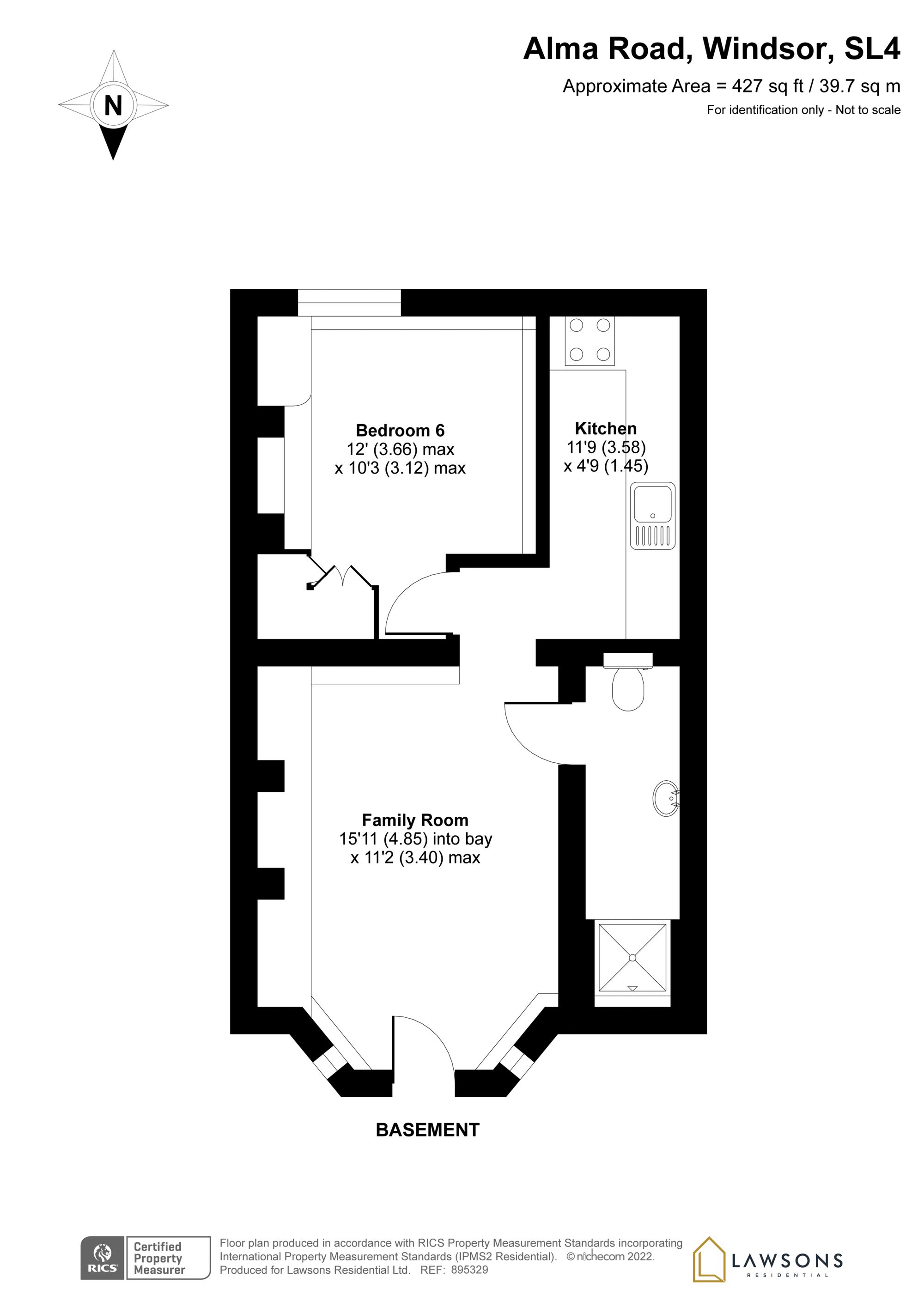 37 Alma Road, Windsor floorplan