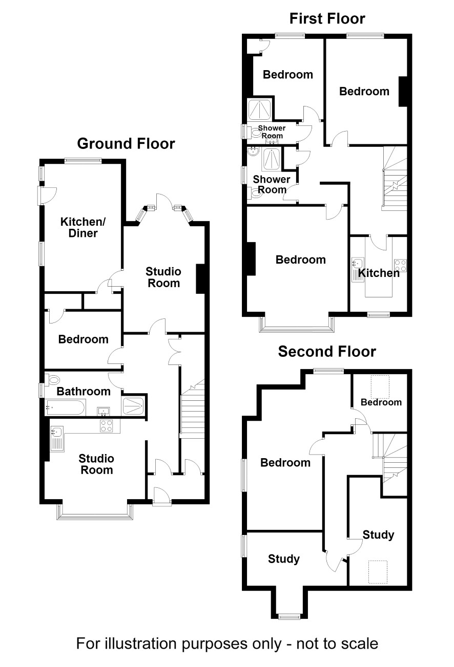 11 Warwick Avenue, Bedford floorplan