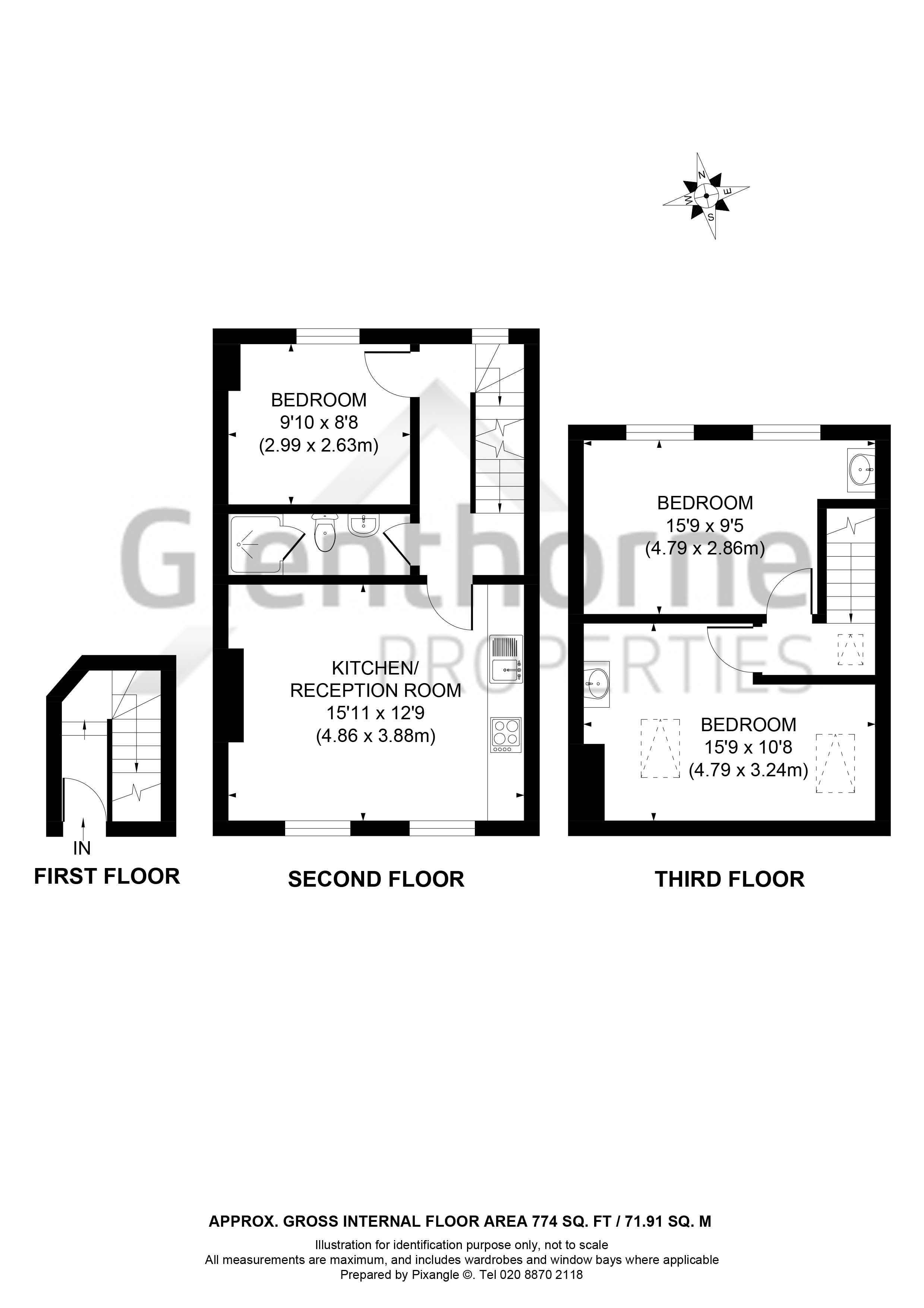 3 Bedrooms Flat to rent in Dawes Road, London SW6