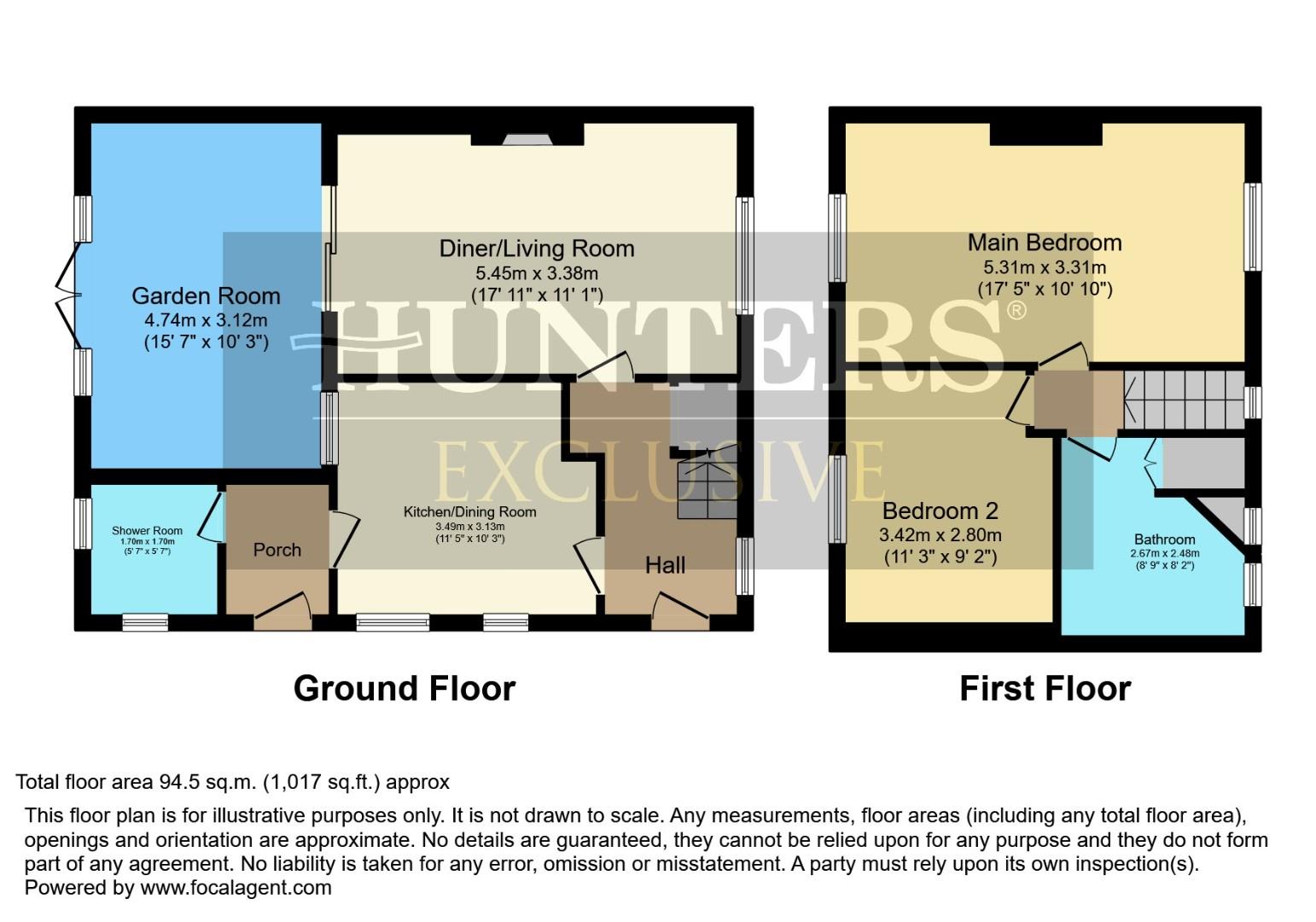3, Rykneld Street, Lichfield floorplan