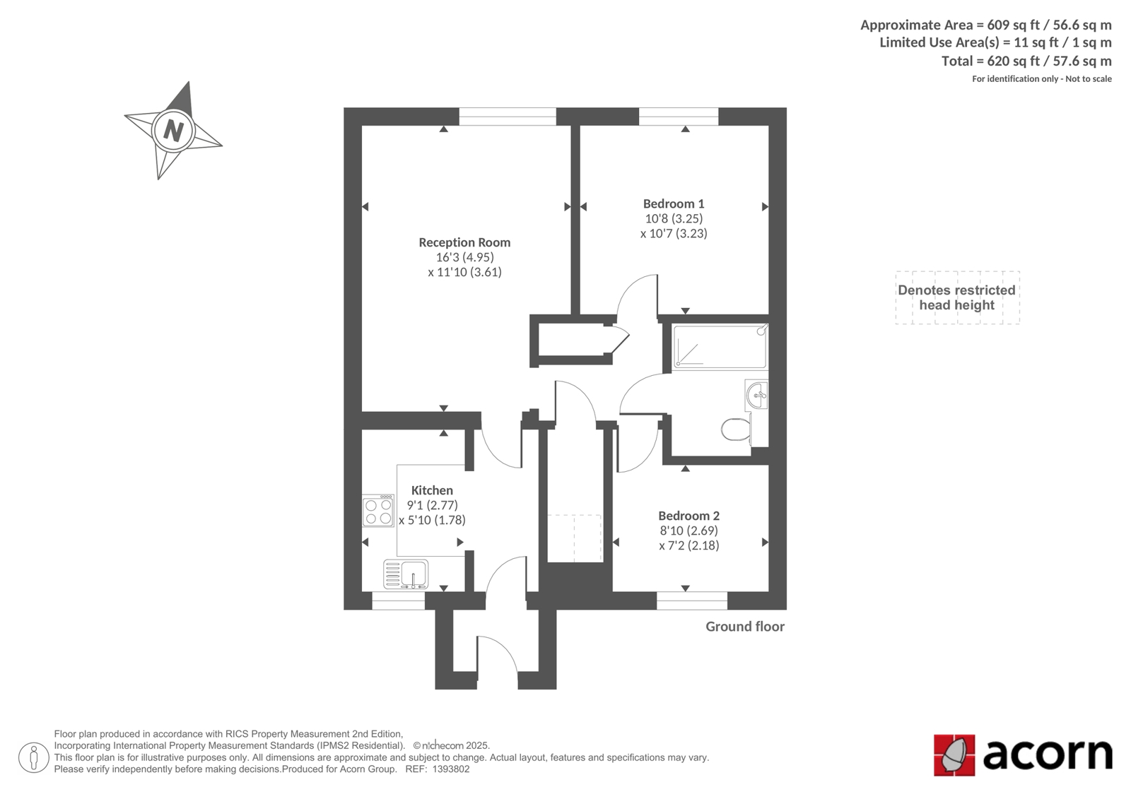 27, Flack Gardens, Rochester floorplan