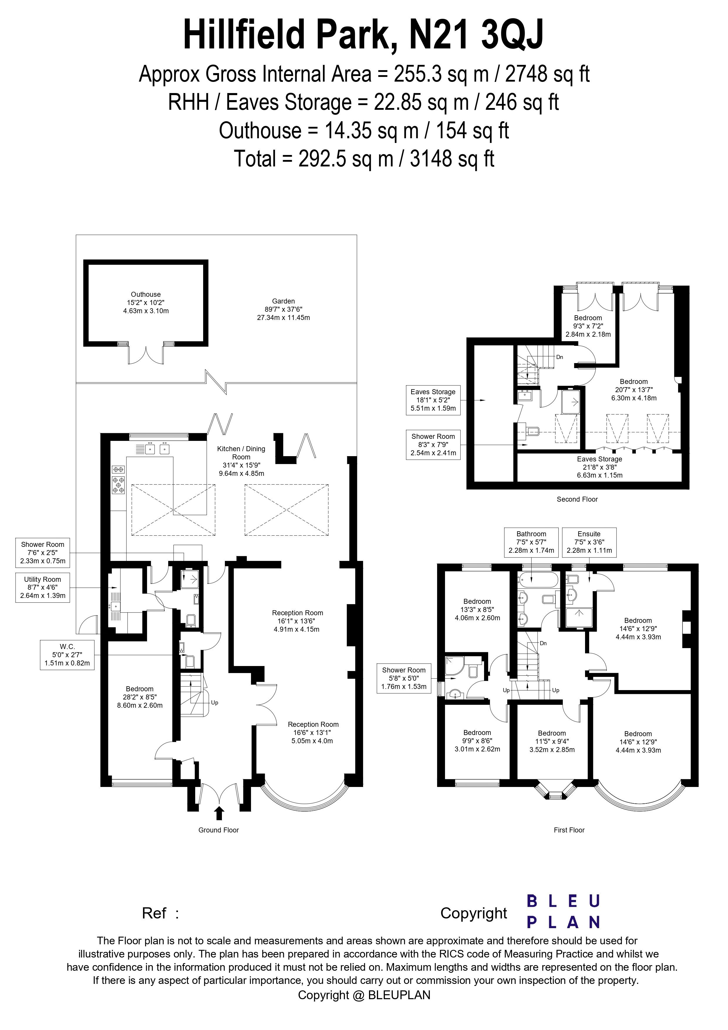 4 1, Hillfield Park, Winchmore Hill floorplan