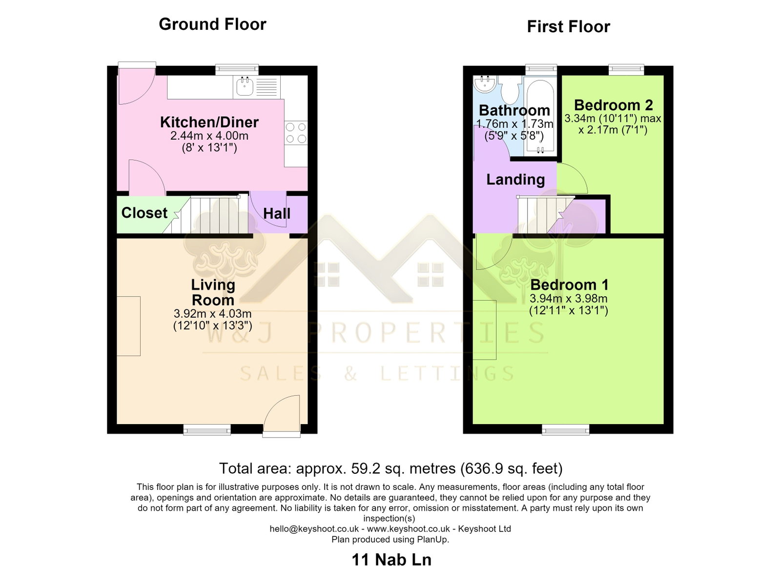 11, Nab Lane, Accrington floorplan