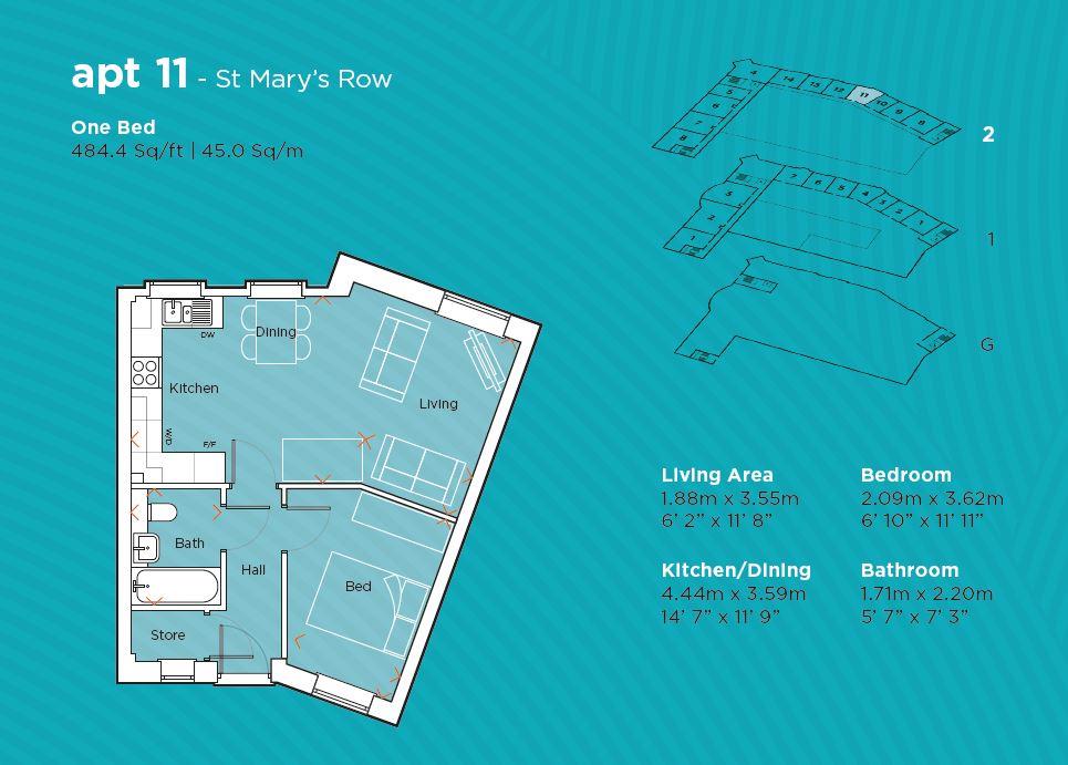 1 Bedrooms Flat for sale in St. Marys Row, Moseley, Birmingham B13