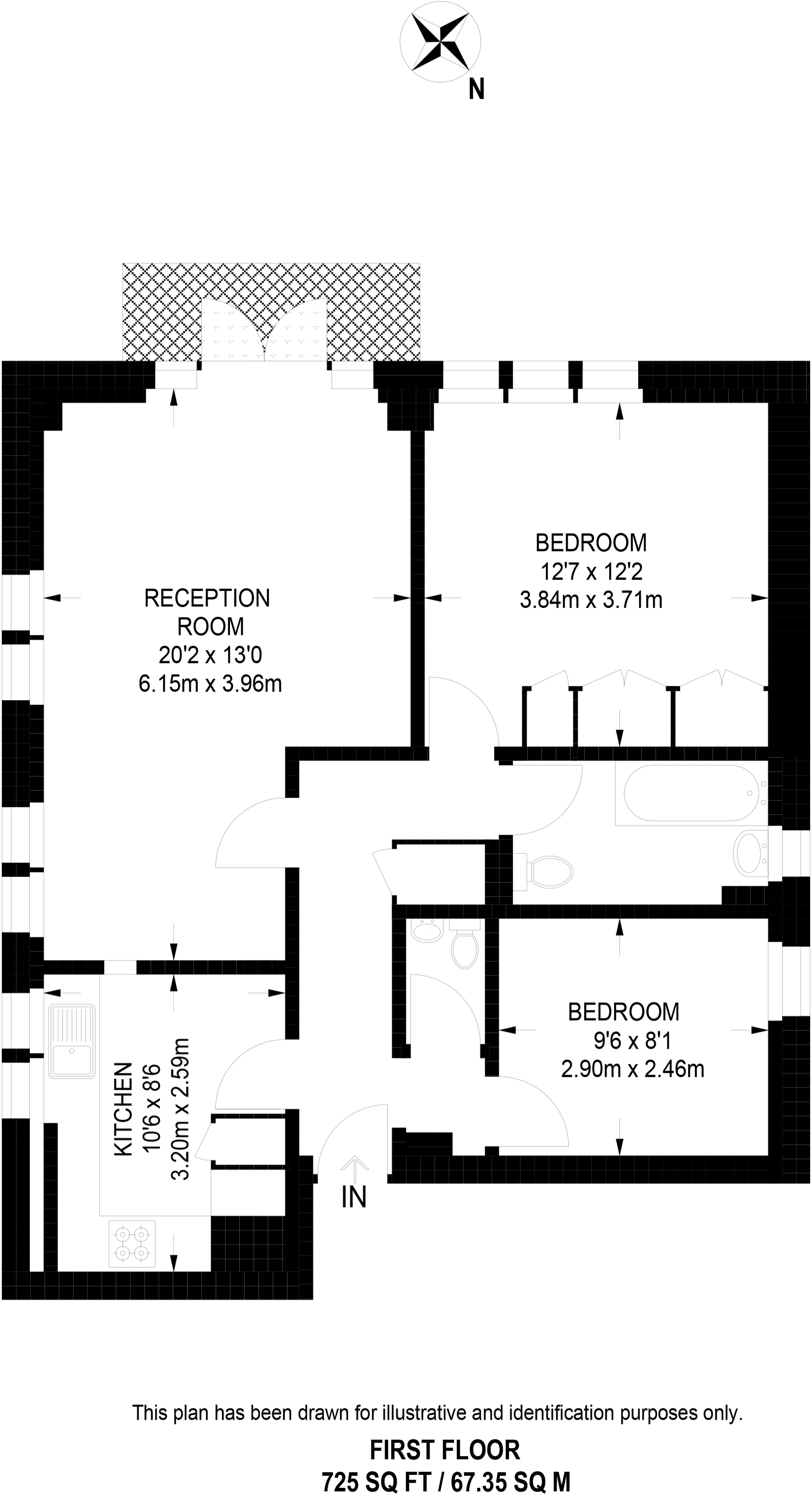 Southampton Row, Bloomsbury, London WC1B, 2 bedroom flat for sale