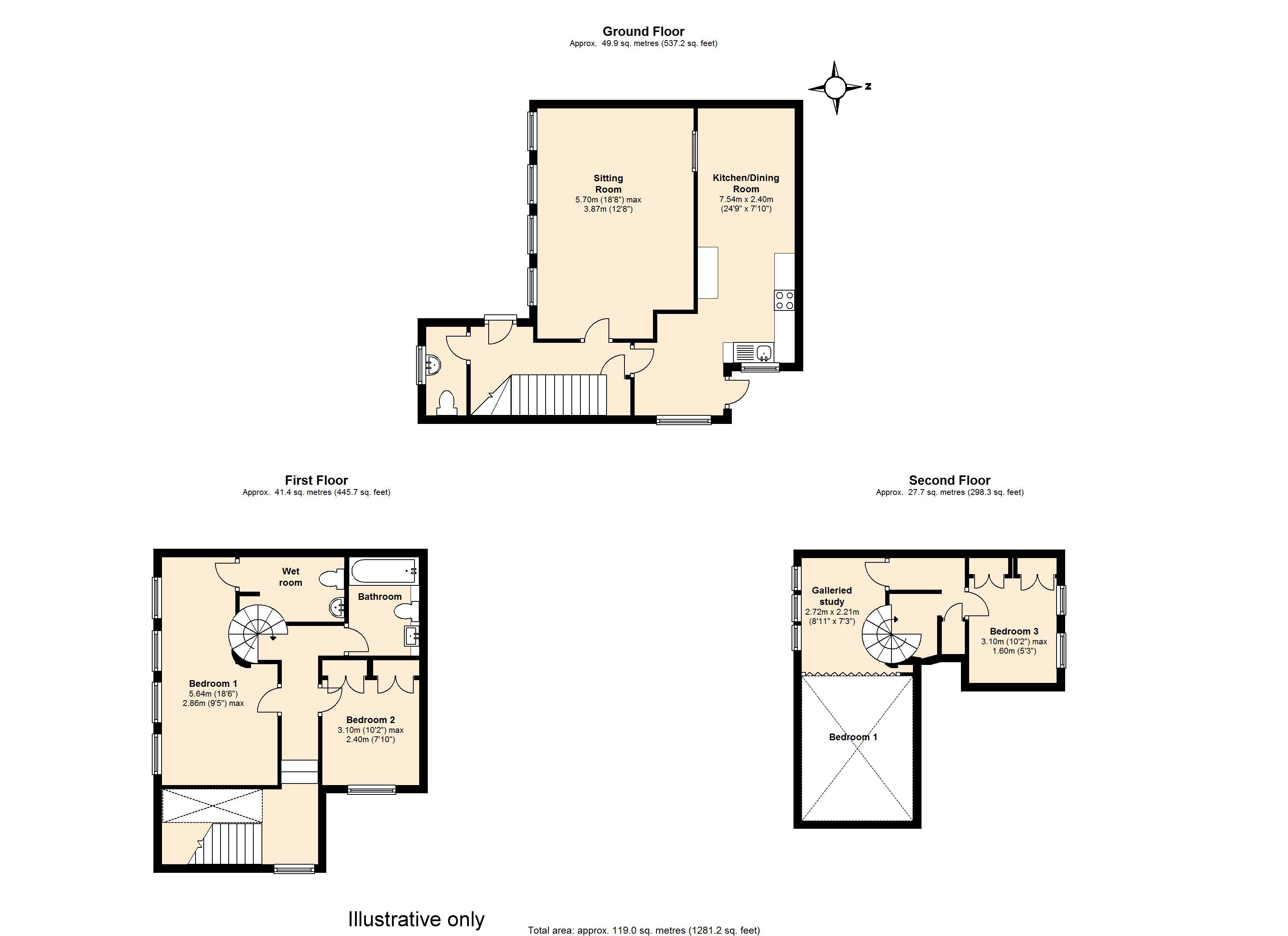 3 Bedrooms End terrace house to rent in Mark Street, Reigate, Surrey RH2