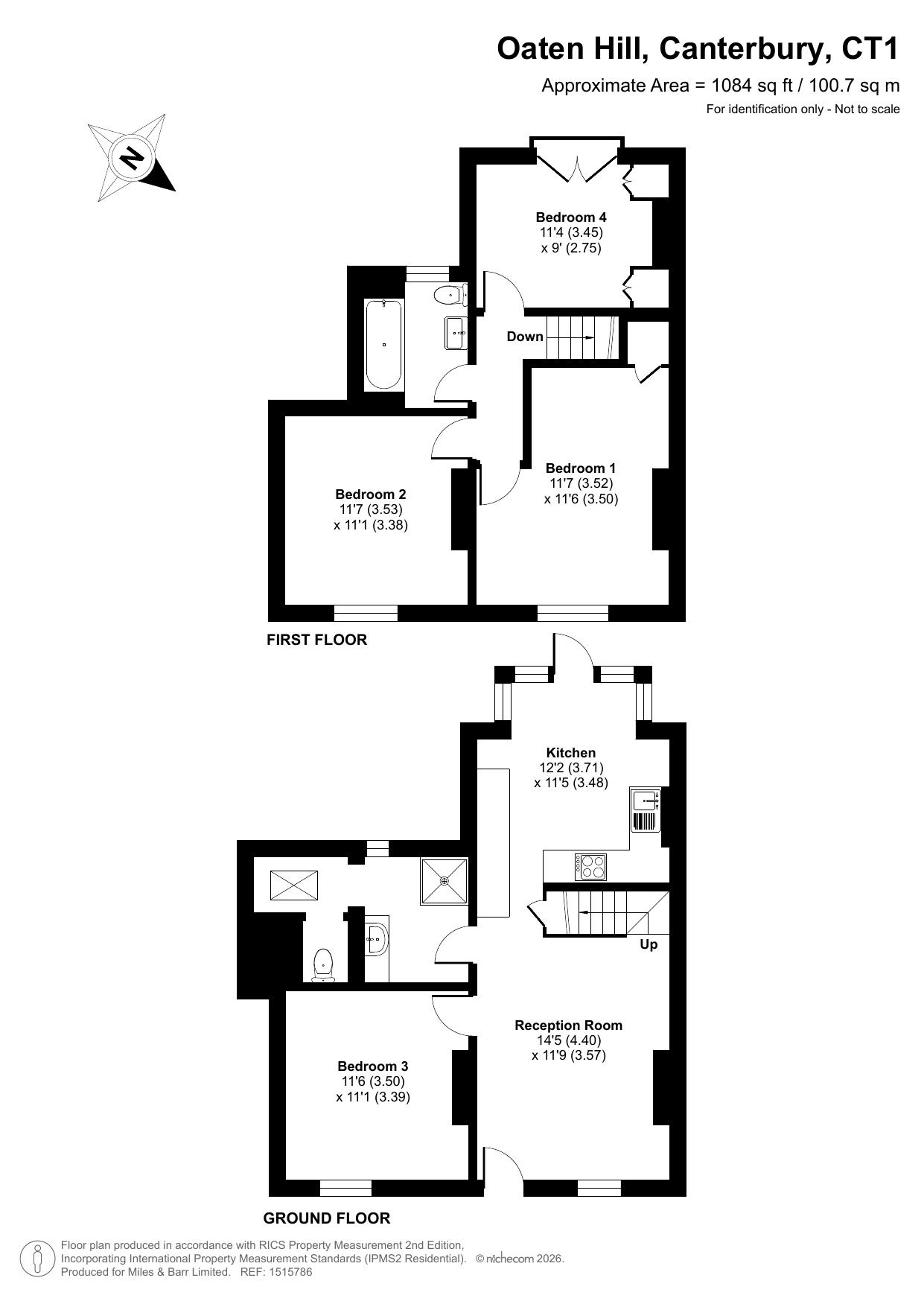 34, Oaten Hill, Kent floorplan
