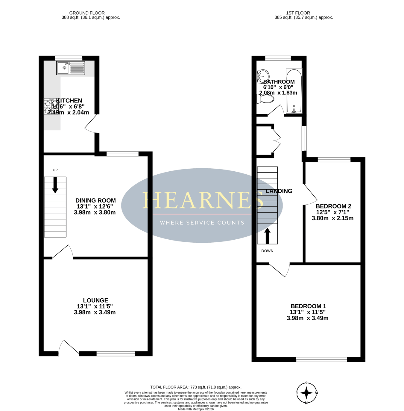 30, Lilliput Road, Poole floorplan