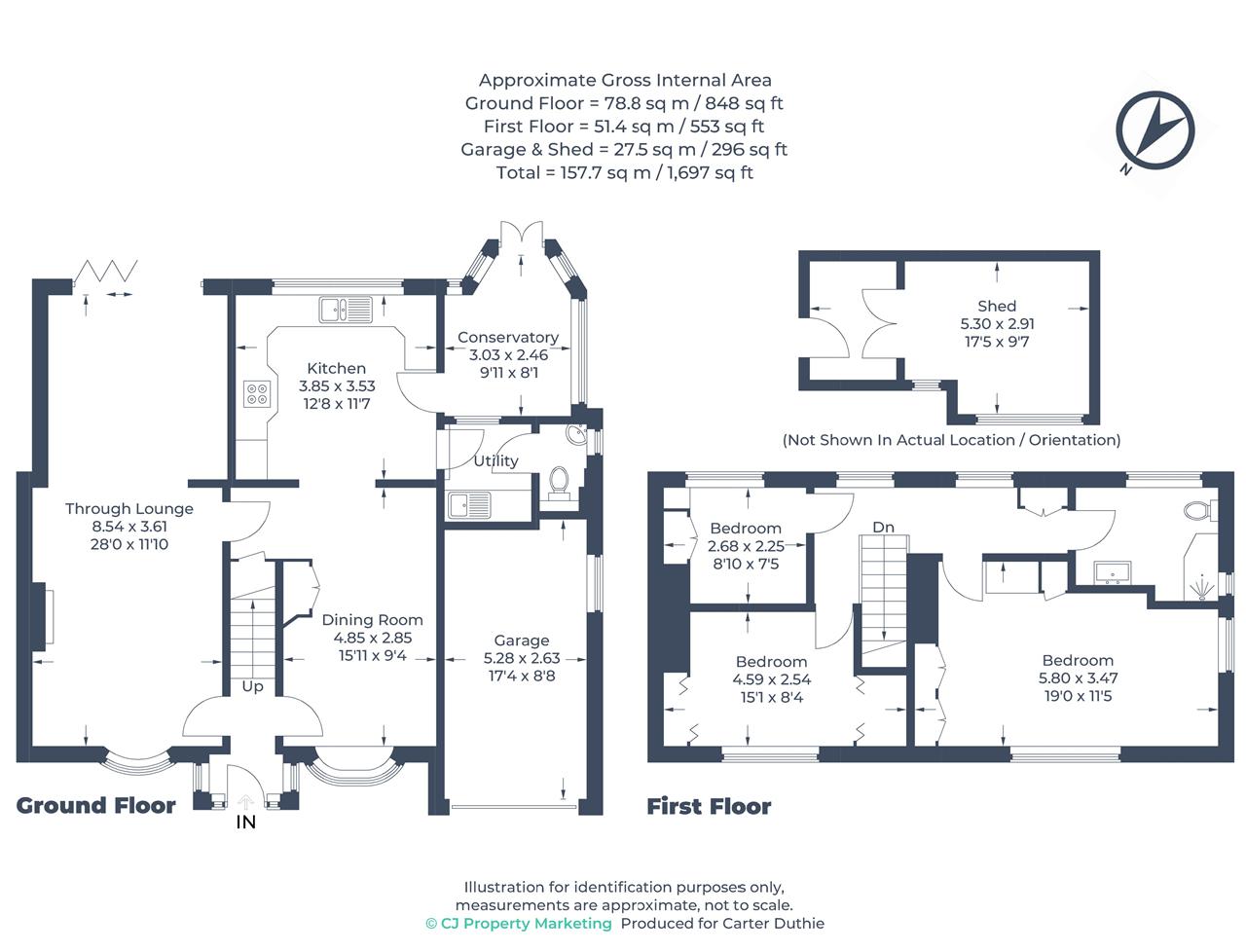 5, Ash Green, New Denham floorplan