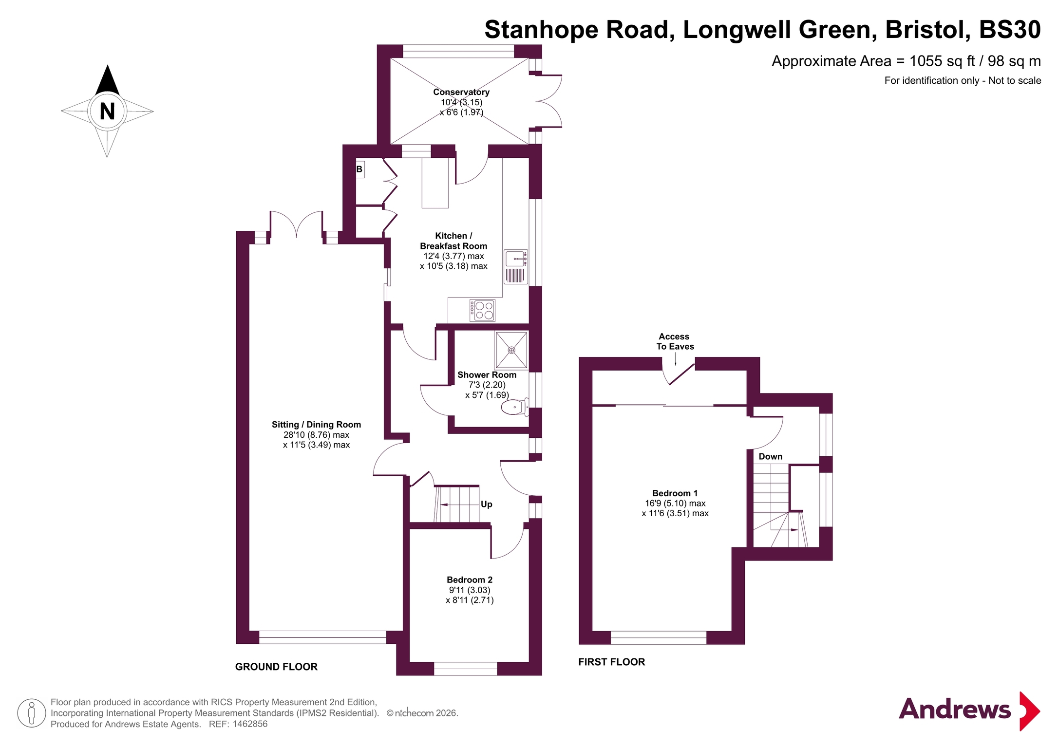 58, Stanhope Road, Bristol floorplan