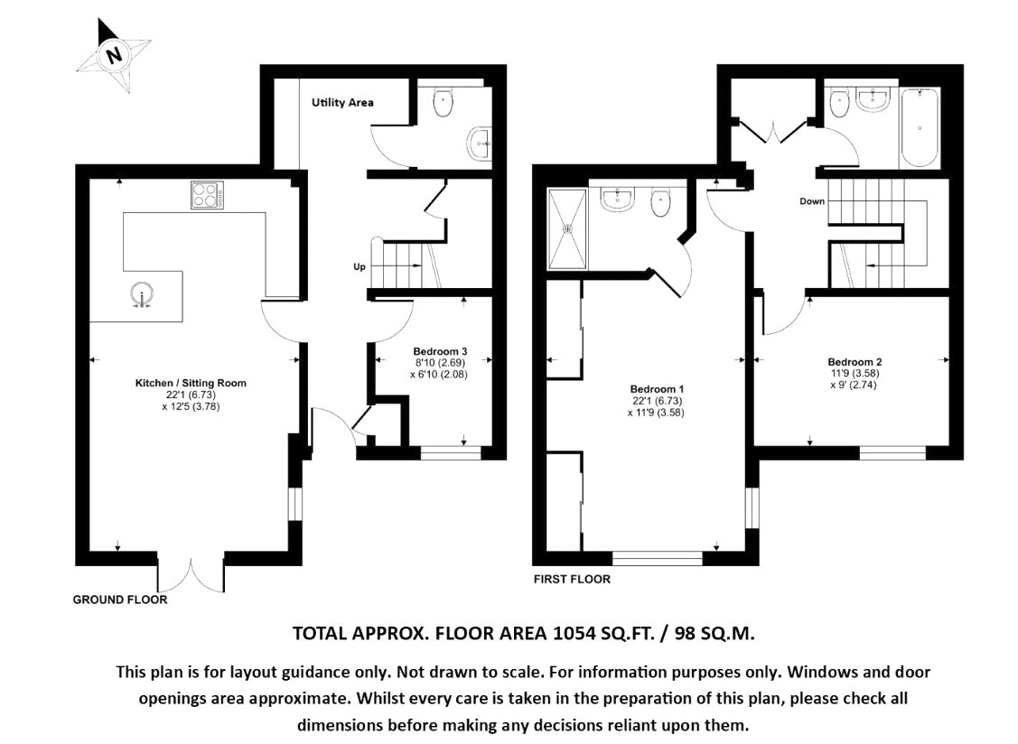 Flat 8, Connaught House, 12, London Road, Surrey floorplan