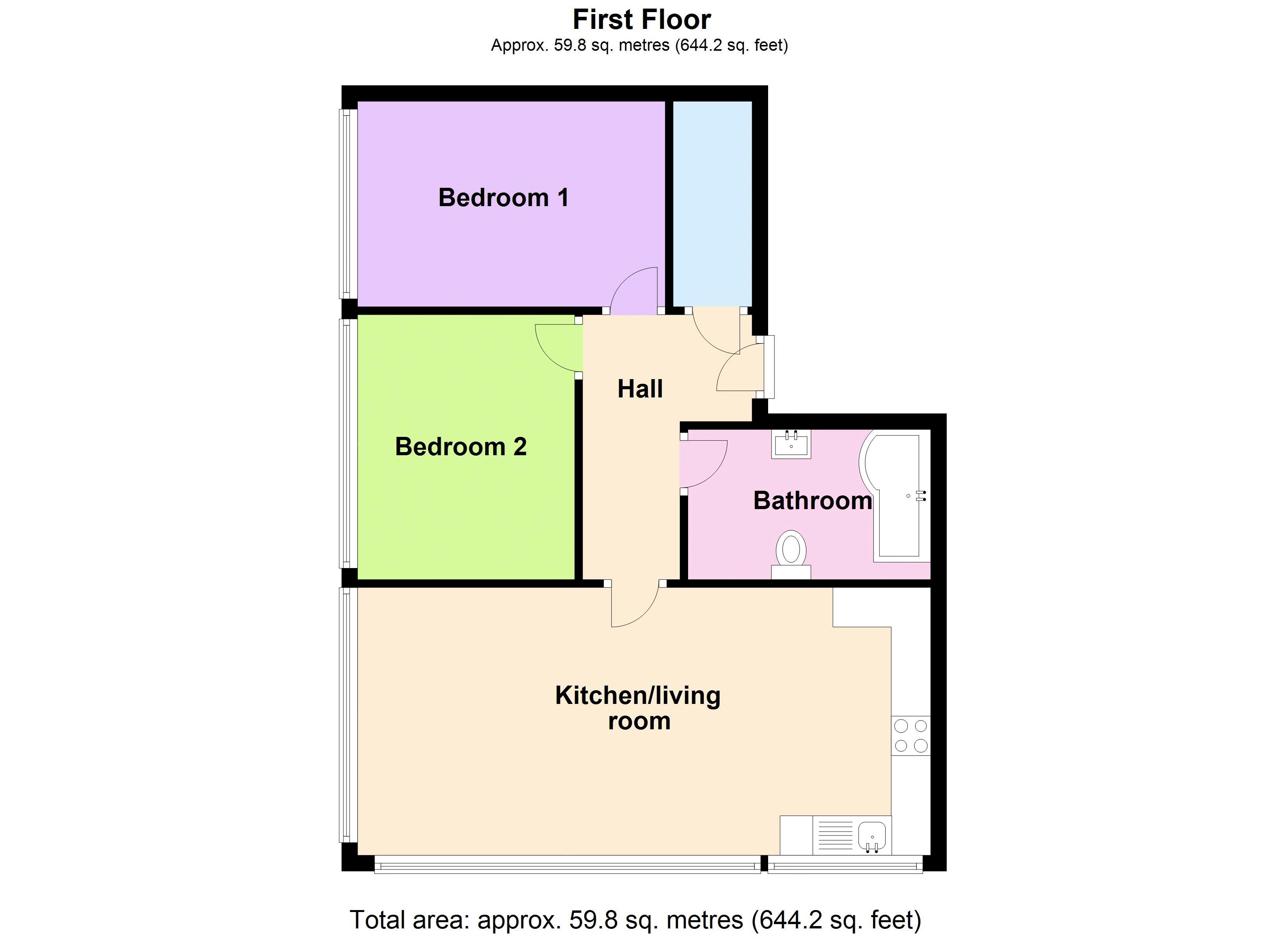 56 Pavilions Court, Windsor Road, Trowbridge floorplan