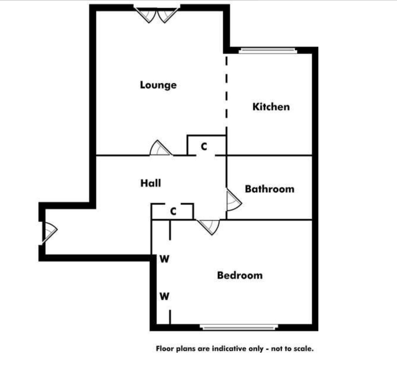 1 Bedrooms Flat to rent in 82 Barrland Street, Glasgow G41