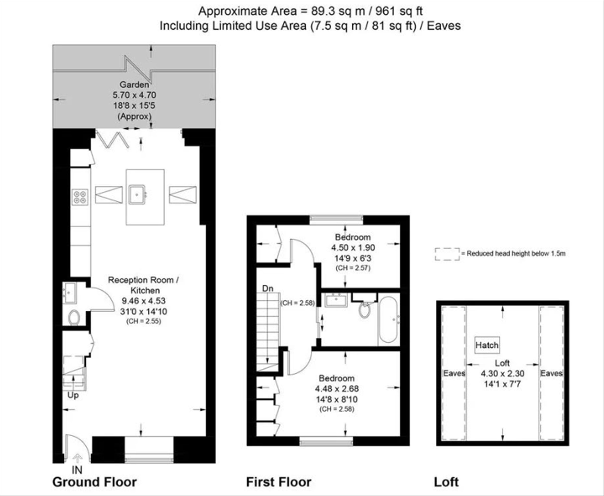 Huntingfield Road, London floorplan