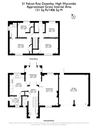 4 Bedrooms Detached house to rent in Falcon Rise, Downley HP13