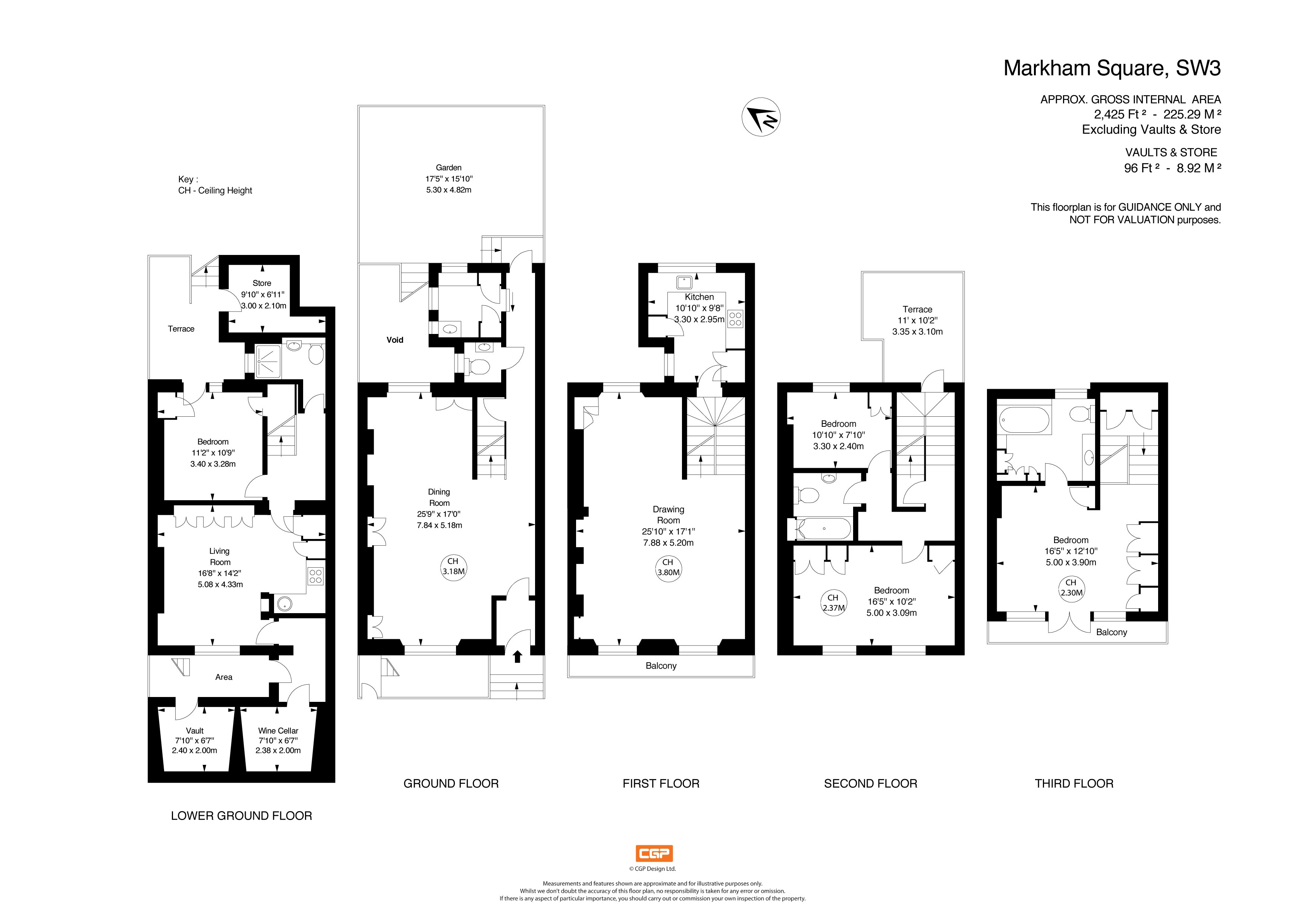 Markham Square Chelsea, London SW3, 5 bedroom town house for sale