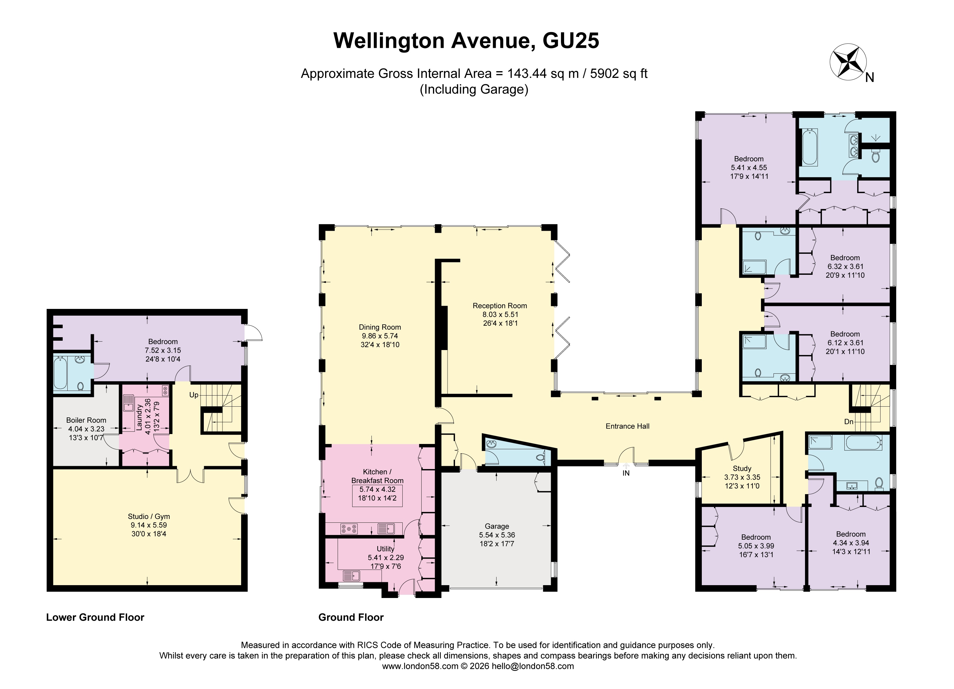 Wellington Avenue, Virginia Water floorplan