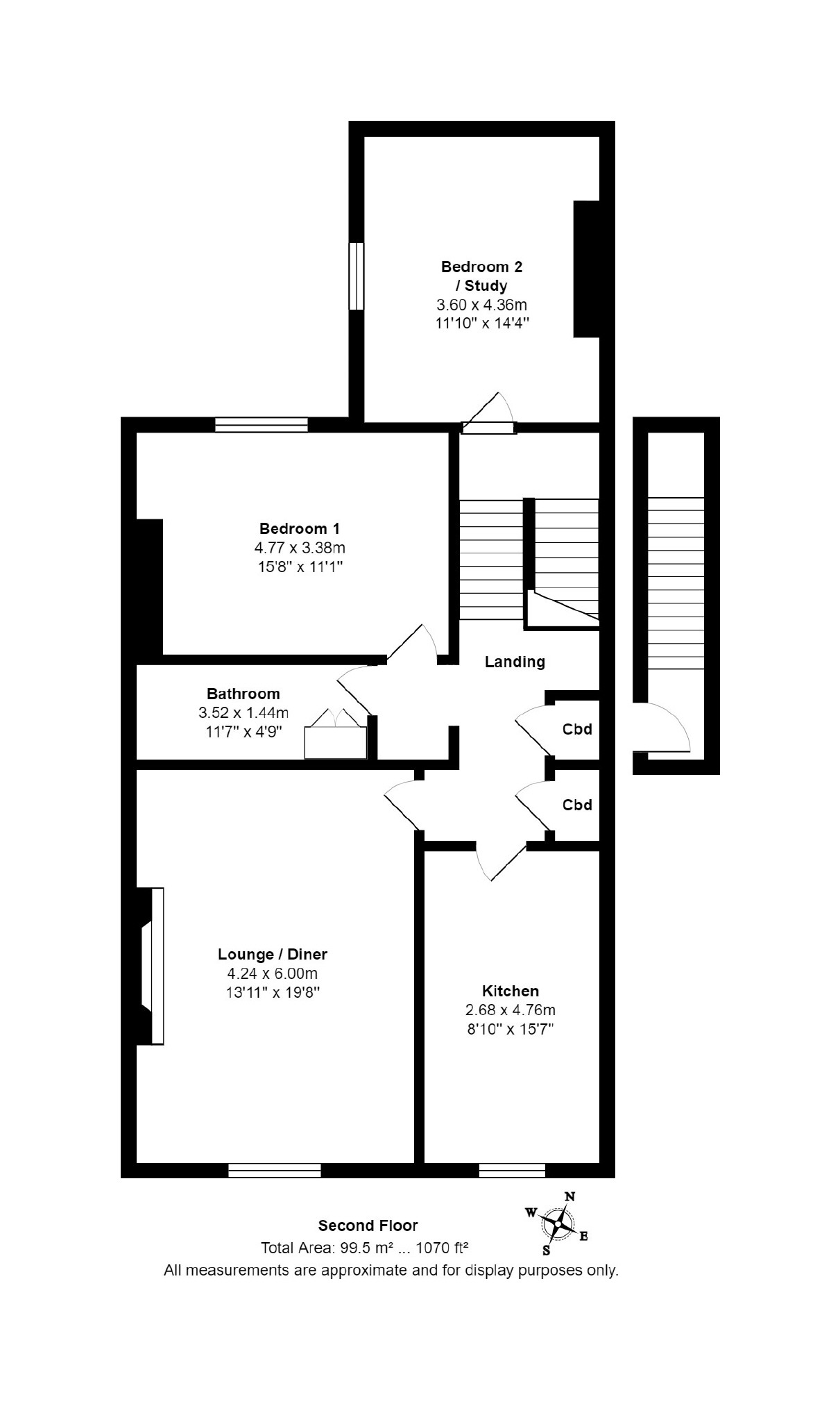 Park View, Harrogate, North Yorkshire HG1, 2 bedroom flat for sale