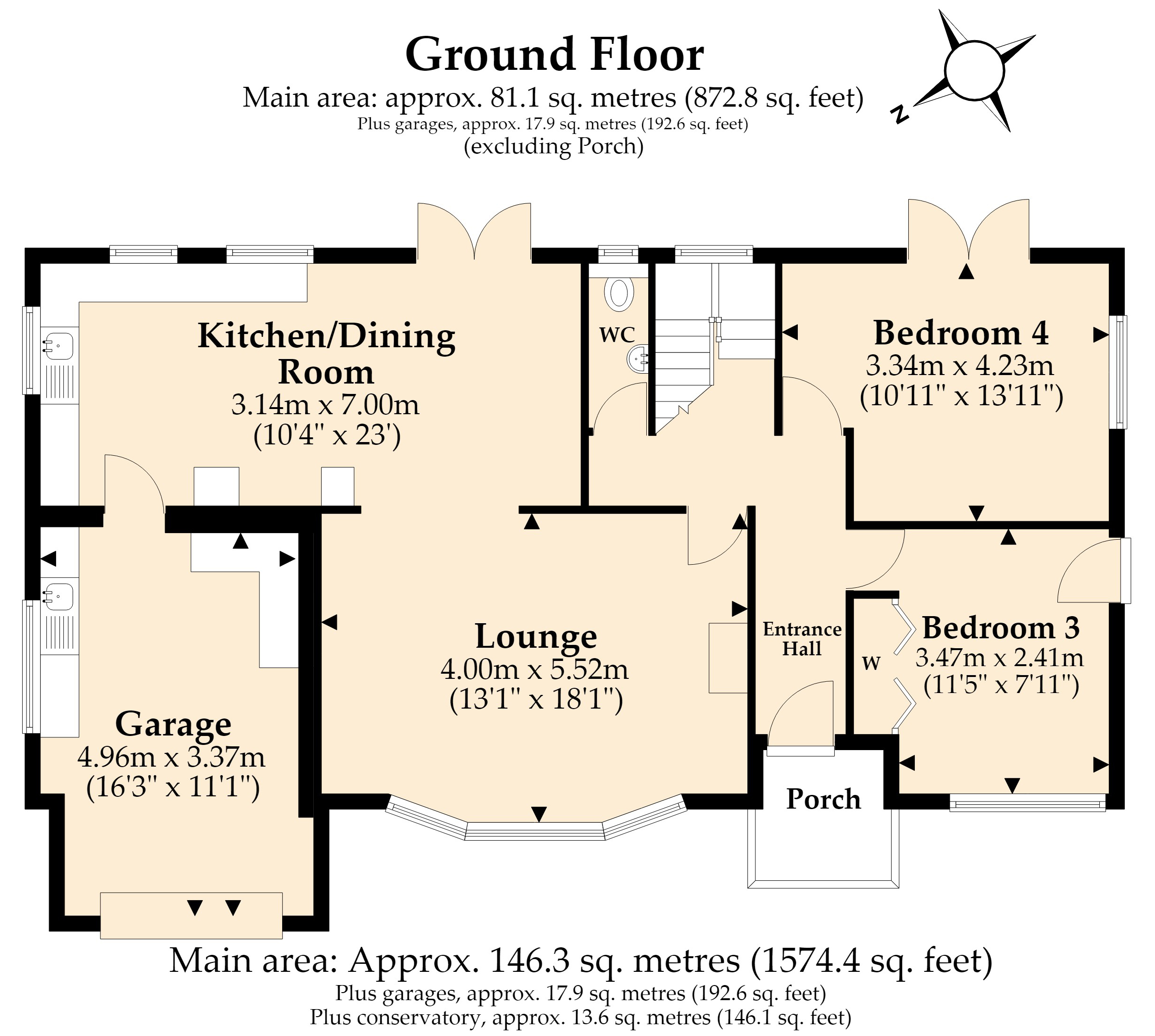 14, Fernside Road, Ferndown floorplan